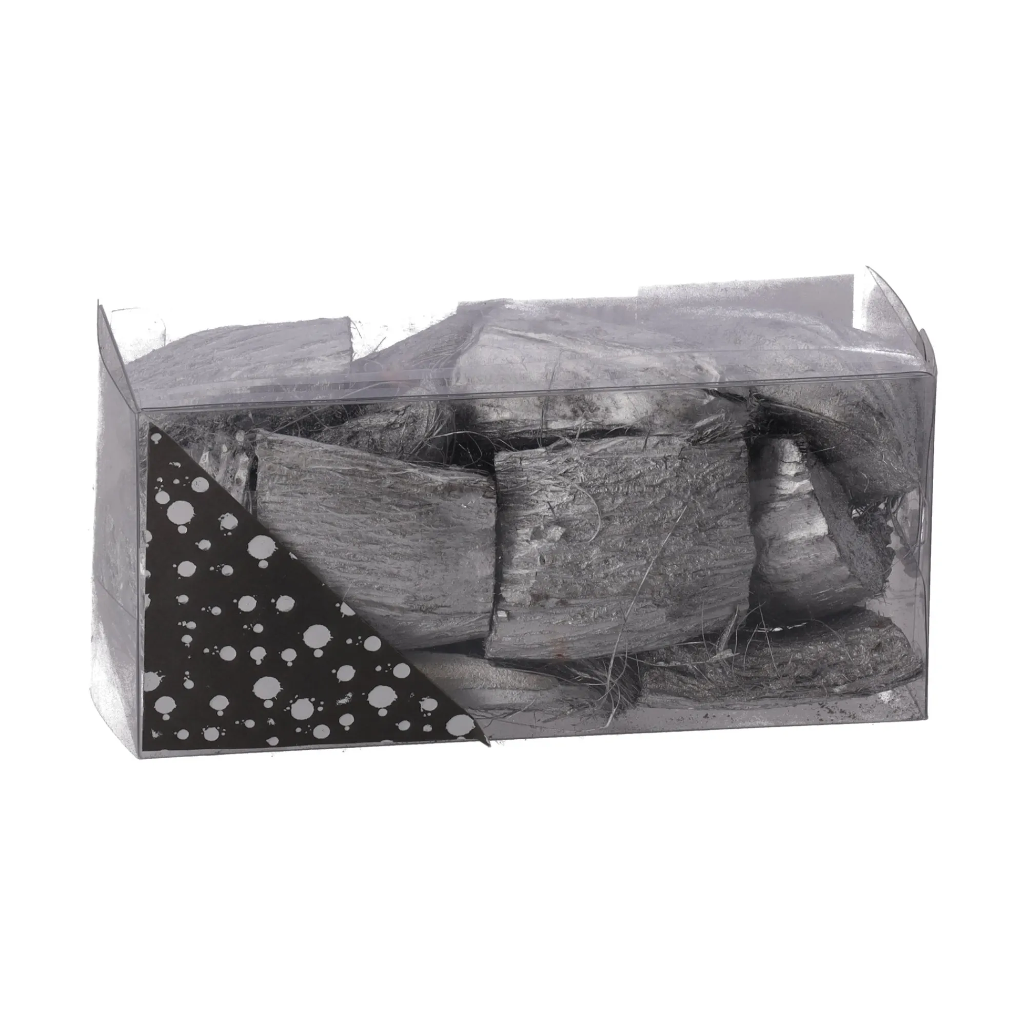 Natural Collections Woondecoratie>Exotische mix natuur zilver 6 x 6 x 14 cm 6 assorti