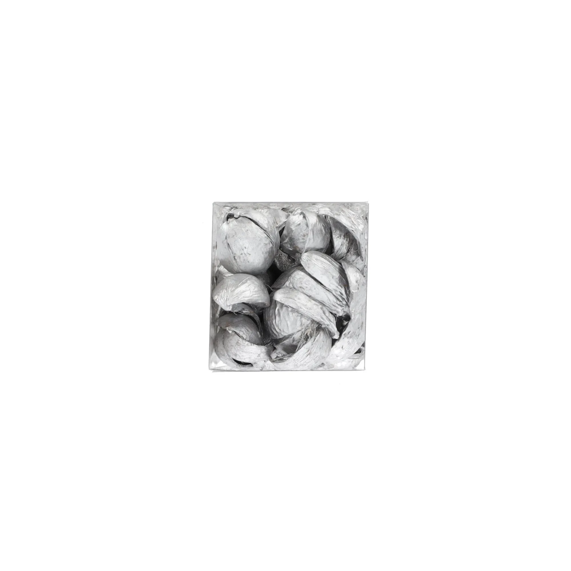 Natural Collections Woondecoratie>Exotische mix natuur zilver 6 x 6 x 14 cm 6 assorti