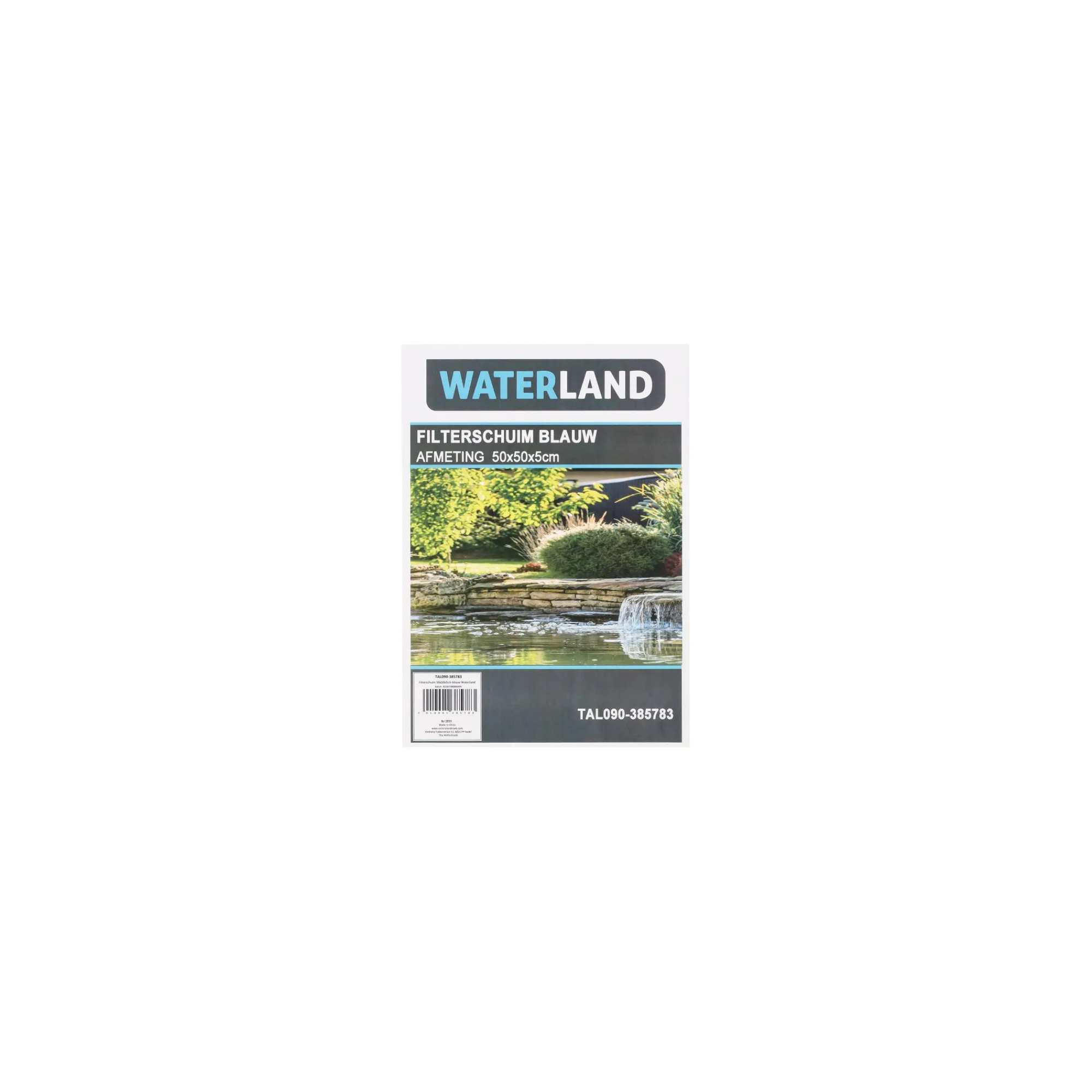 Waterland Vijver>Filterschuim 50x50x5cm blauw
