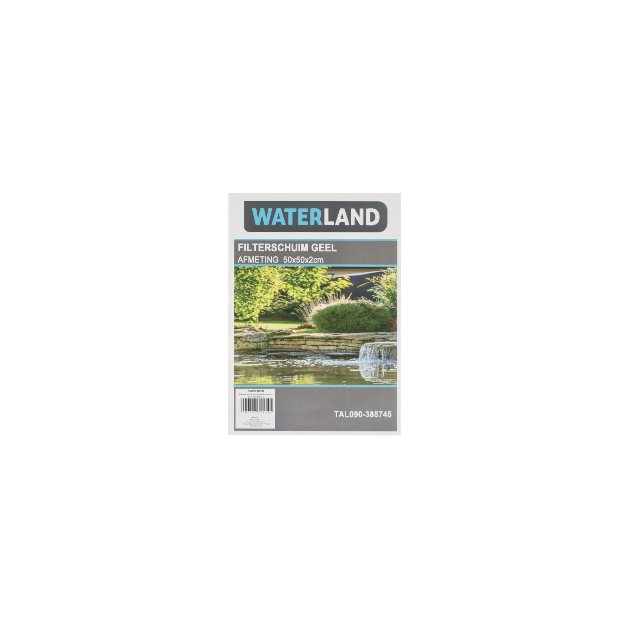 Waterland Vijver>Filterschuim 50x50x2cm geel