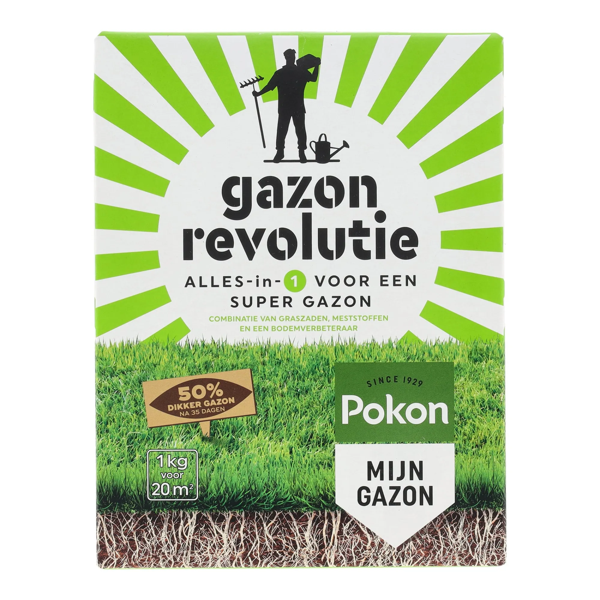 Pokon Bodemverbeteraars>Gazonrevolutie 1kg