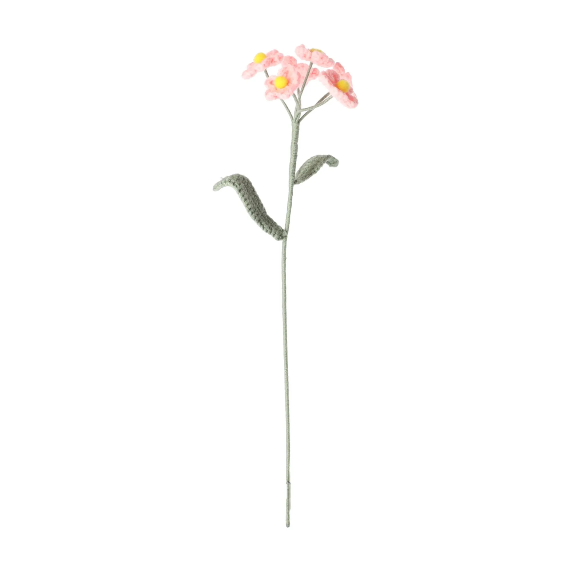 Kunstplanten En Kunstbloemen>Gehaakte bloem 36 cm 4 assorti