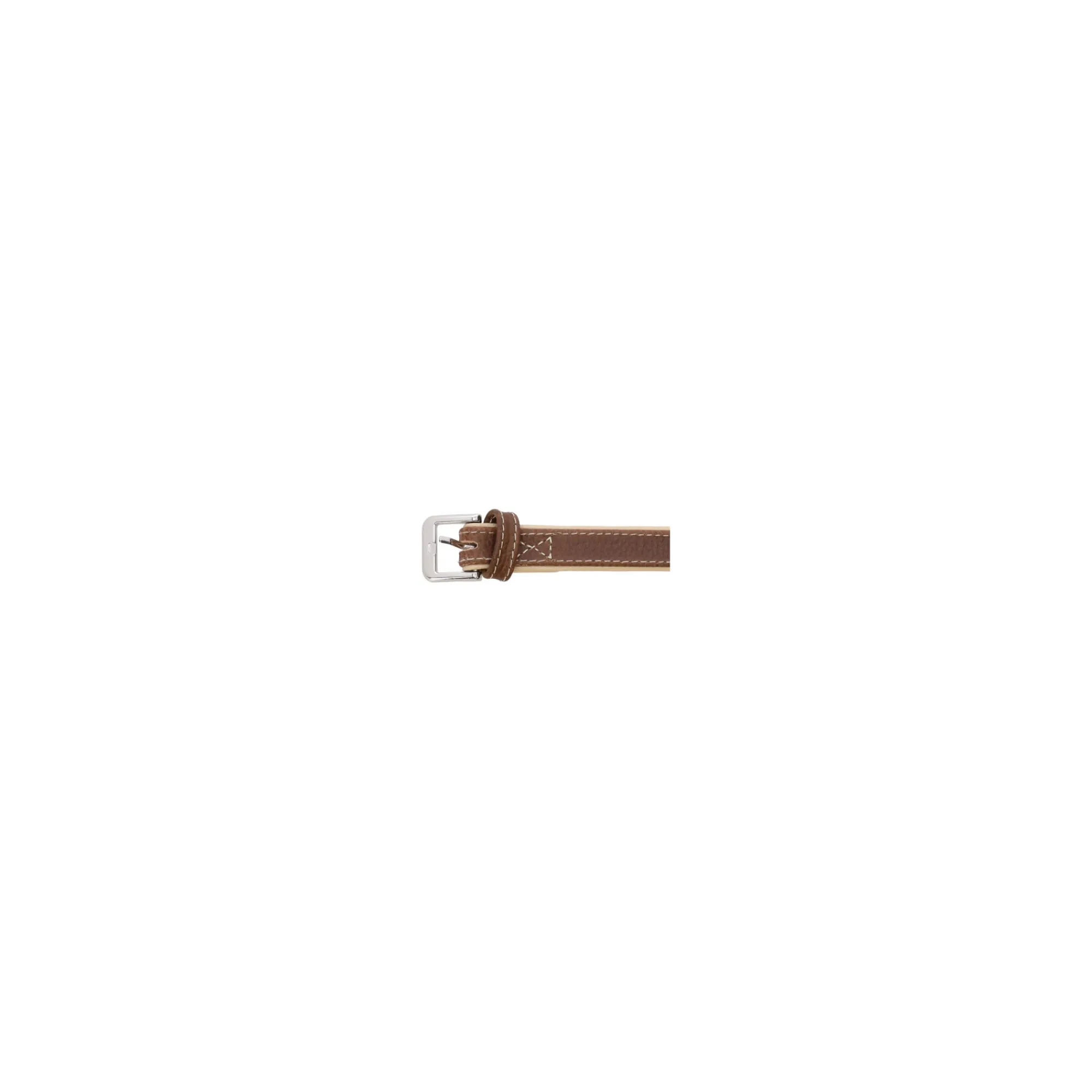 Flamingo Hondenriem>Halsband comfort bruin M 32-39 cm