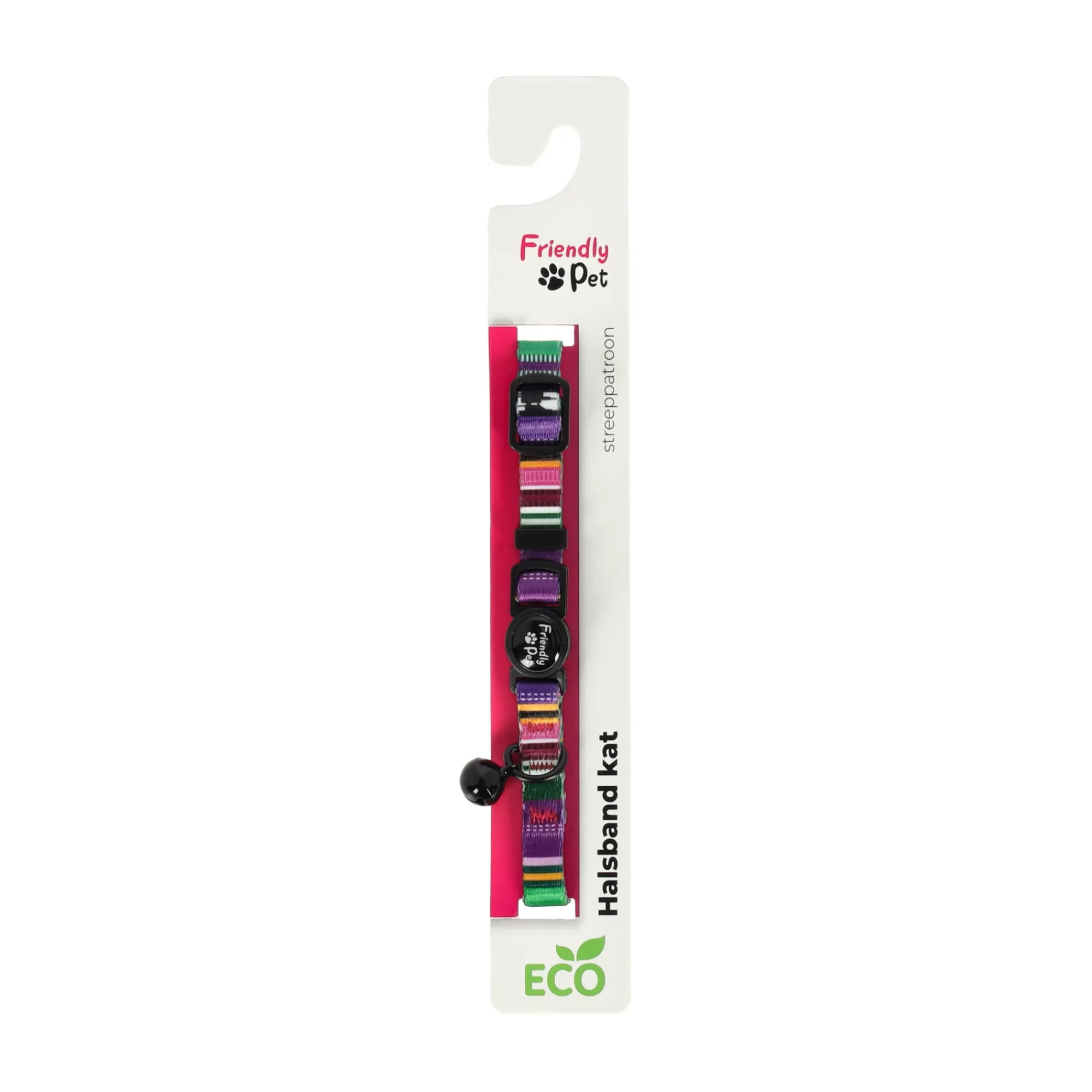 Friendly Pet Kattenverzorging>Halsband kat jazz stripe eco FP