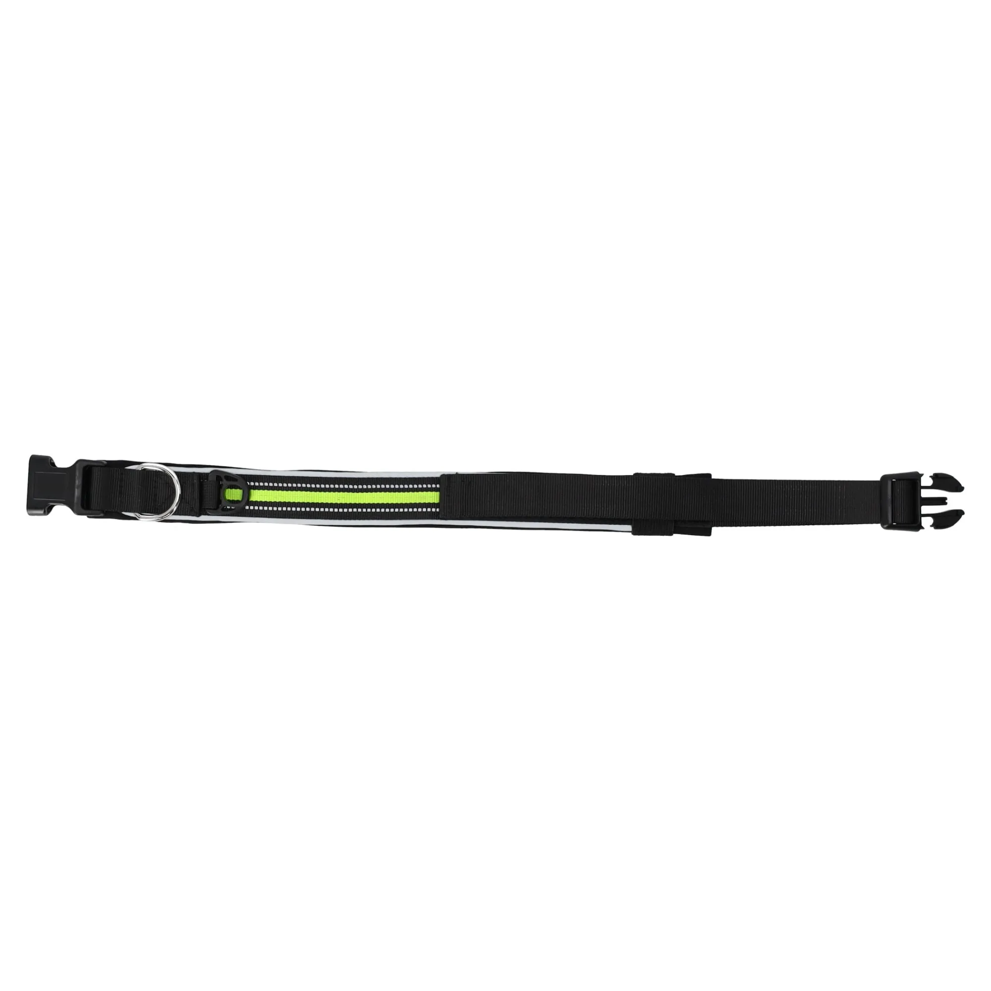 Friendly Pet Hondenriem>Halsband met clip zwart 30 mm x 40-47 cm FP
