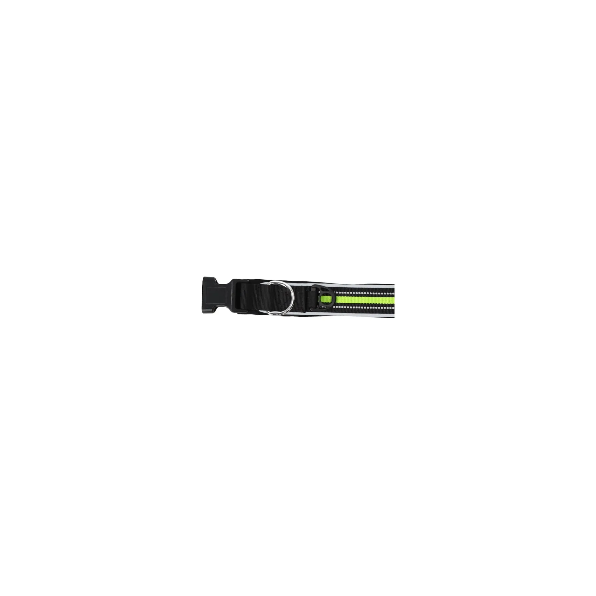Friendly Pet Hondenriem>Halsband met clip zwart 30 mm x 40-47 cm FP