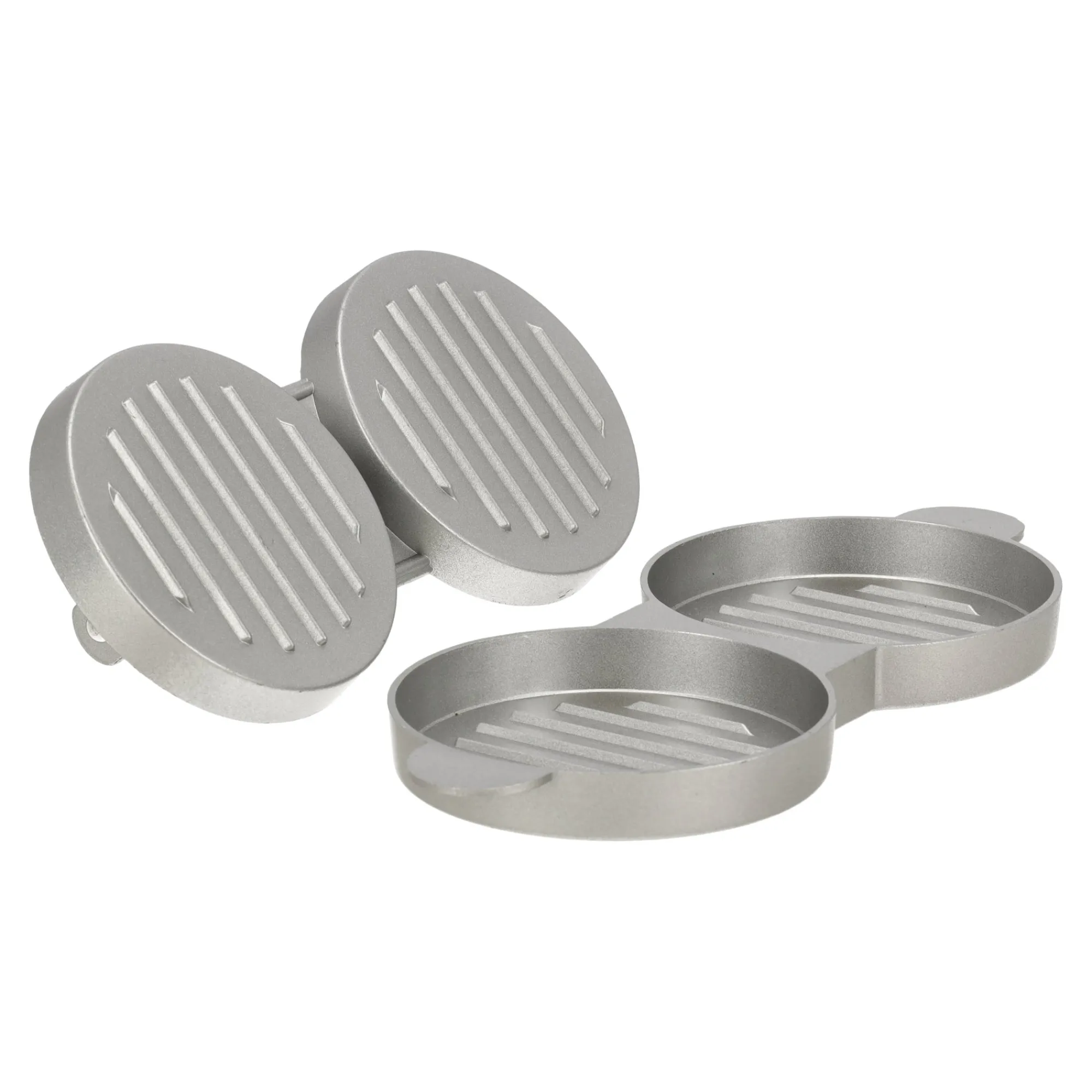 Barbecueaccessoires>Hamburgerpers dubbel