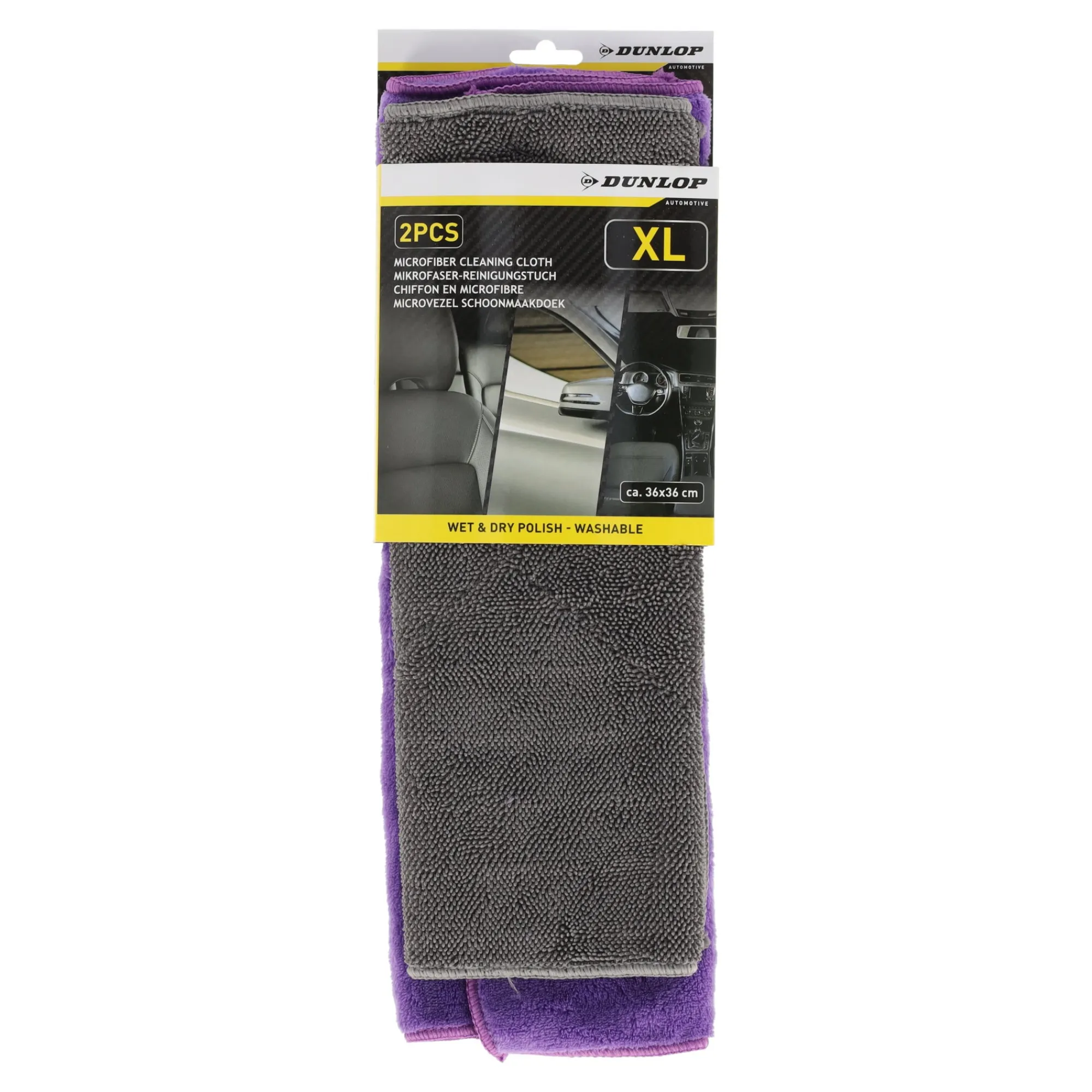 Dunlop Autoreiniging En Onderhoud>Handdoek stof 2st MF