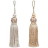 Kerstdecoratie|Kerstballen>Hanger champagne zilver 22 cm