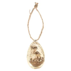 O'malley Pasen>Hanger ei hout 7cm goud
