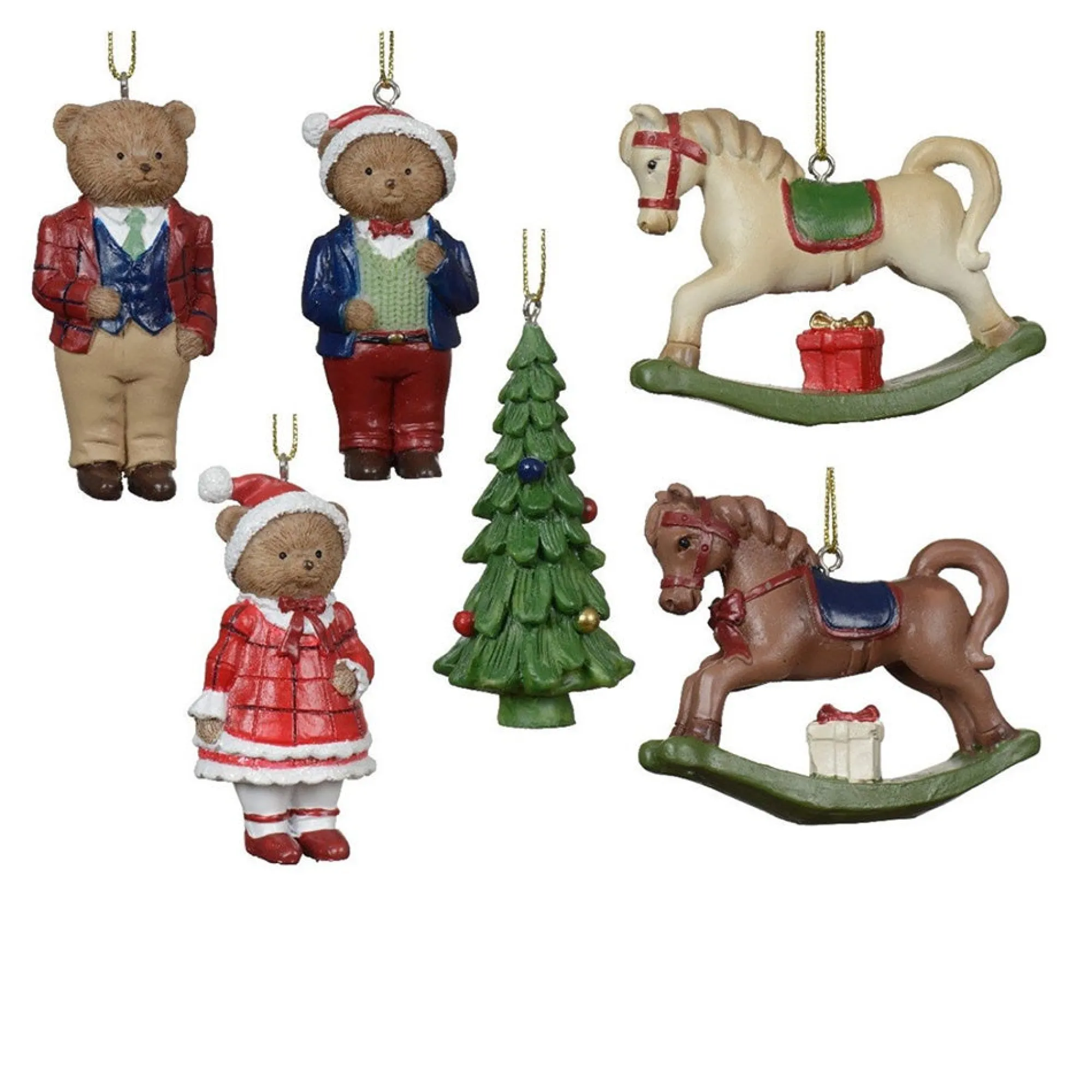 Kerstdecoratie|Kerstballen>Hanger poly 7 cm