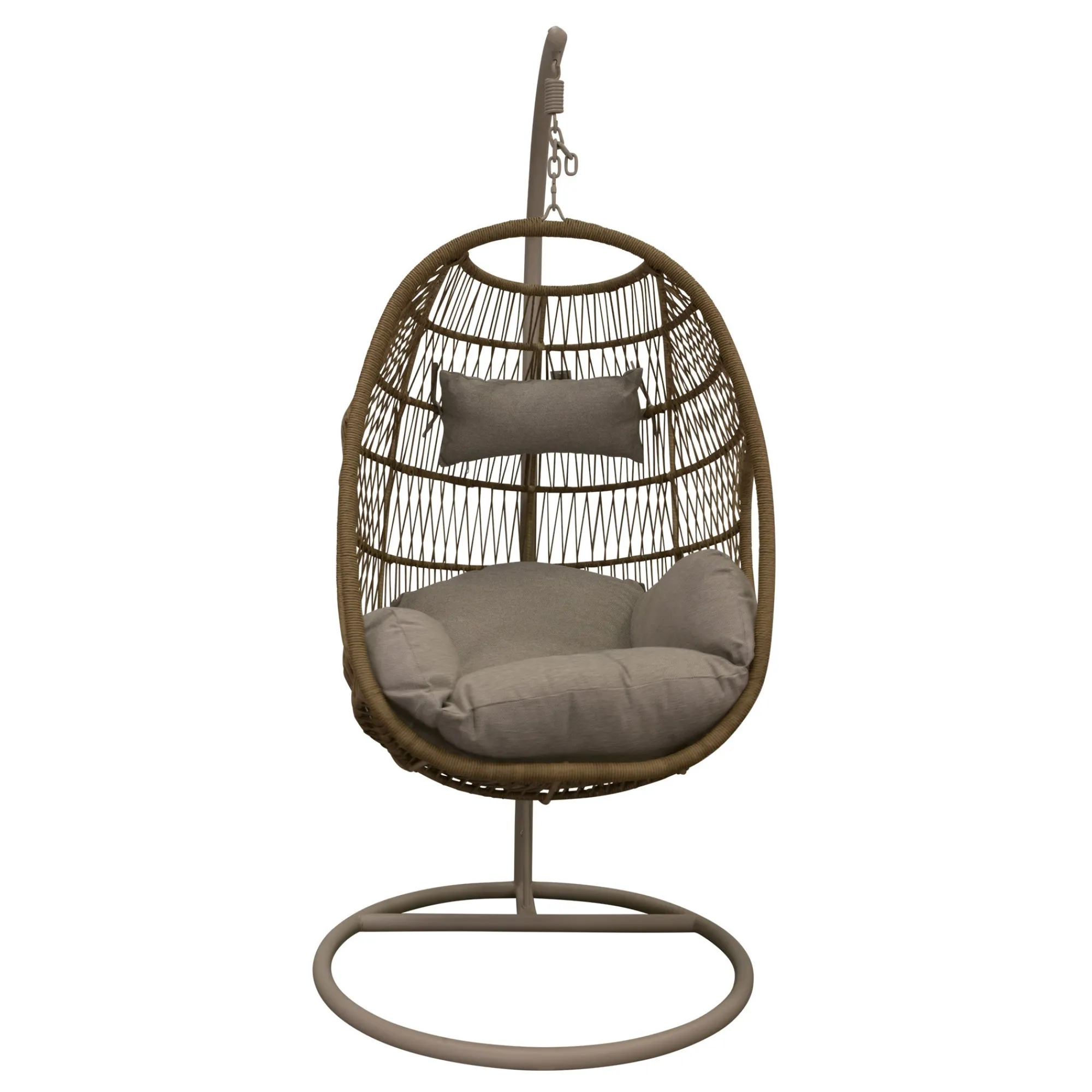 Bois le Duc Tuinstoelen>Hangstoel Jesolo crème met kussen