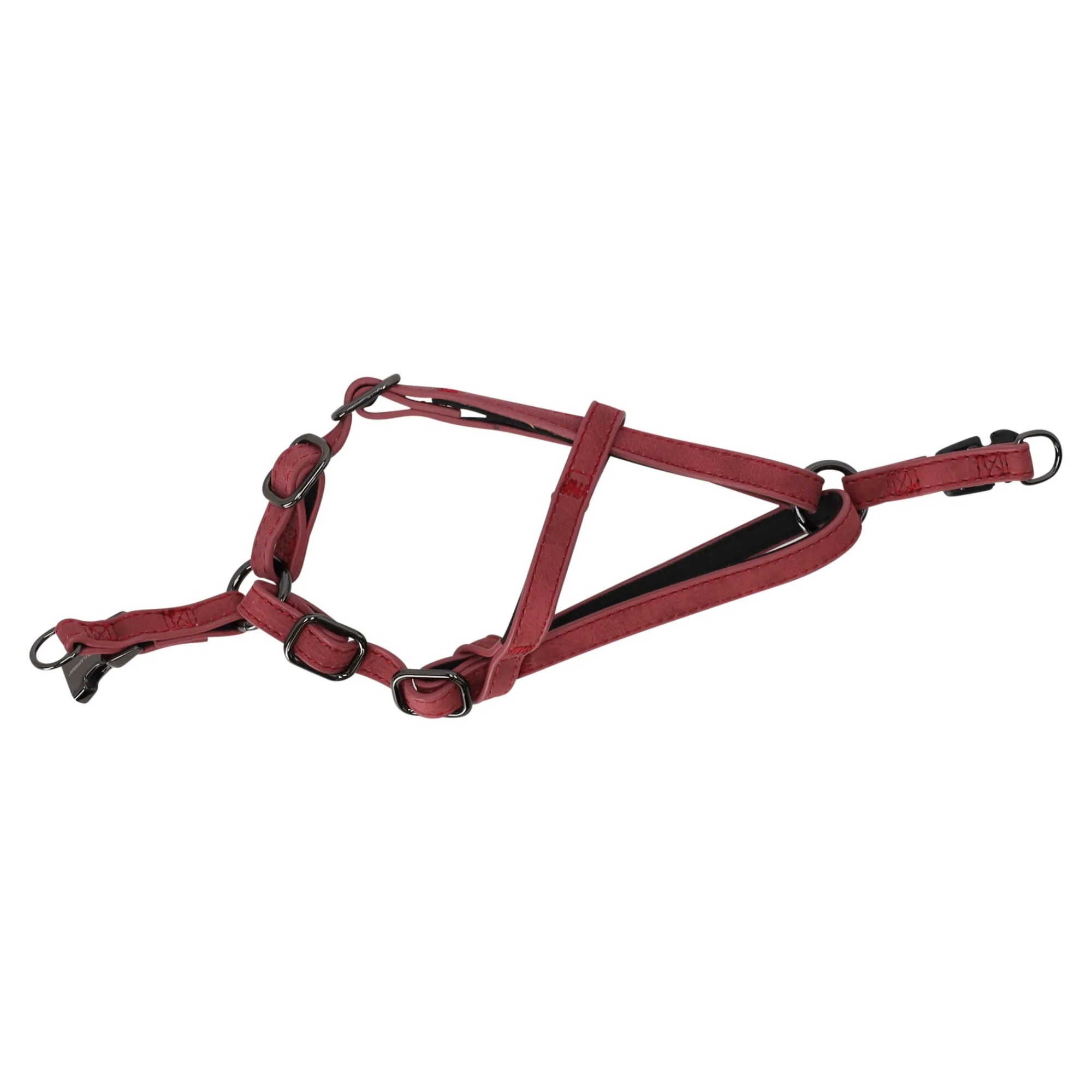 Flamingo Hondentuig>Harnas Delu rood XS 30-35cm 10mm