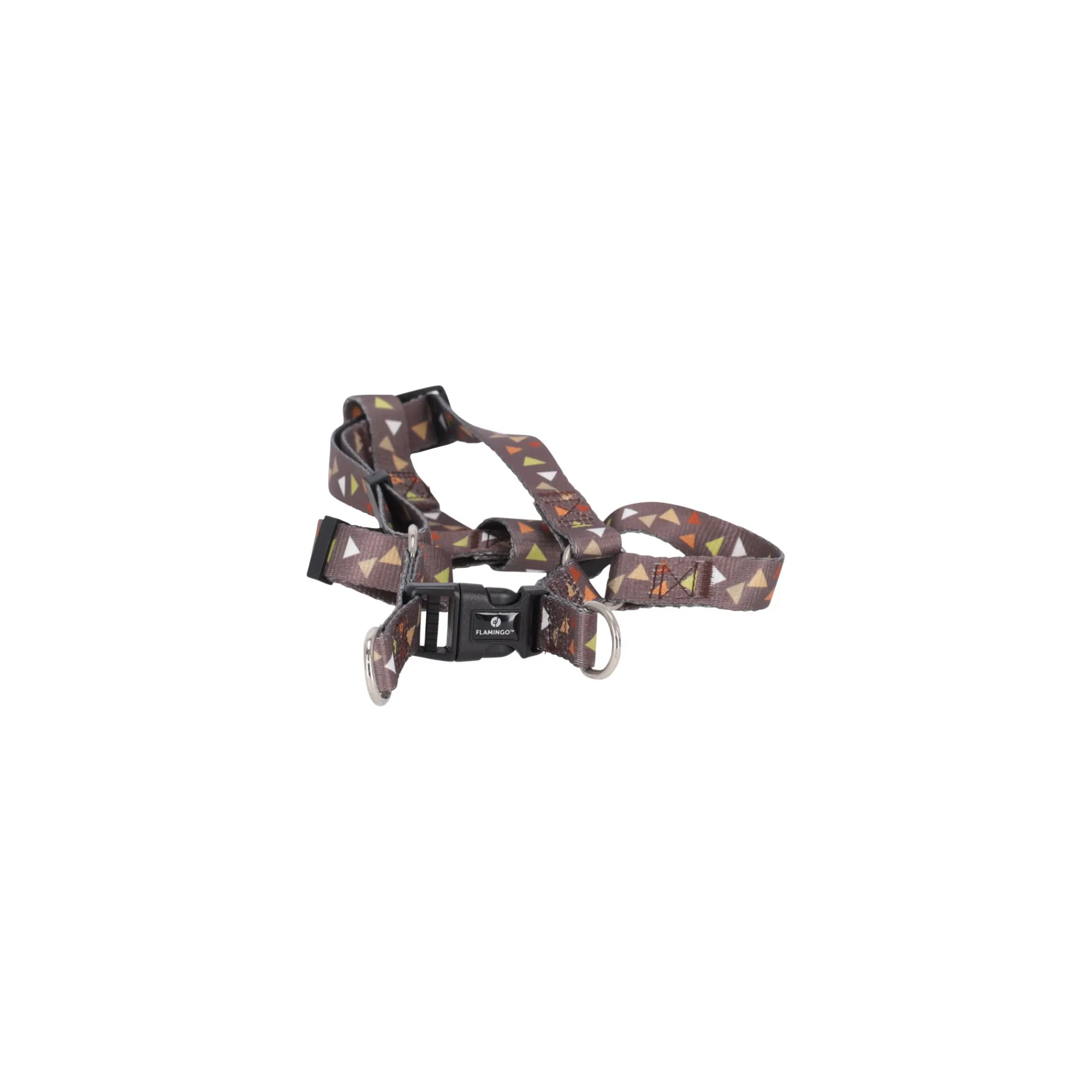 Flamingo Hondentuig>Harnas Step&Go Baka bruin 45-60 cm