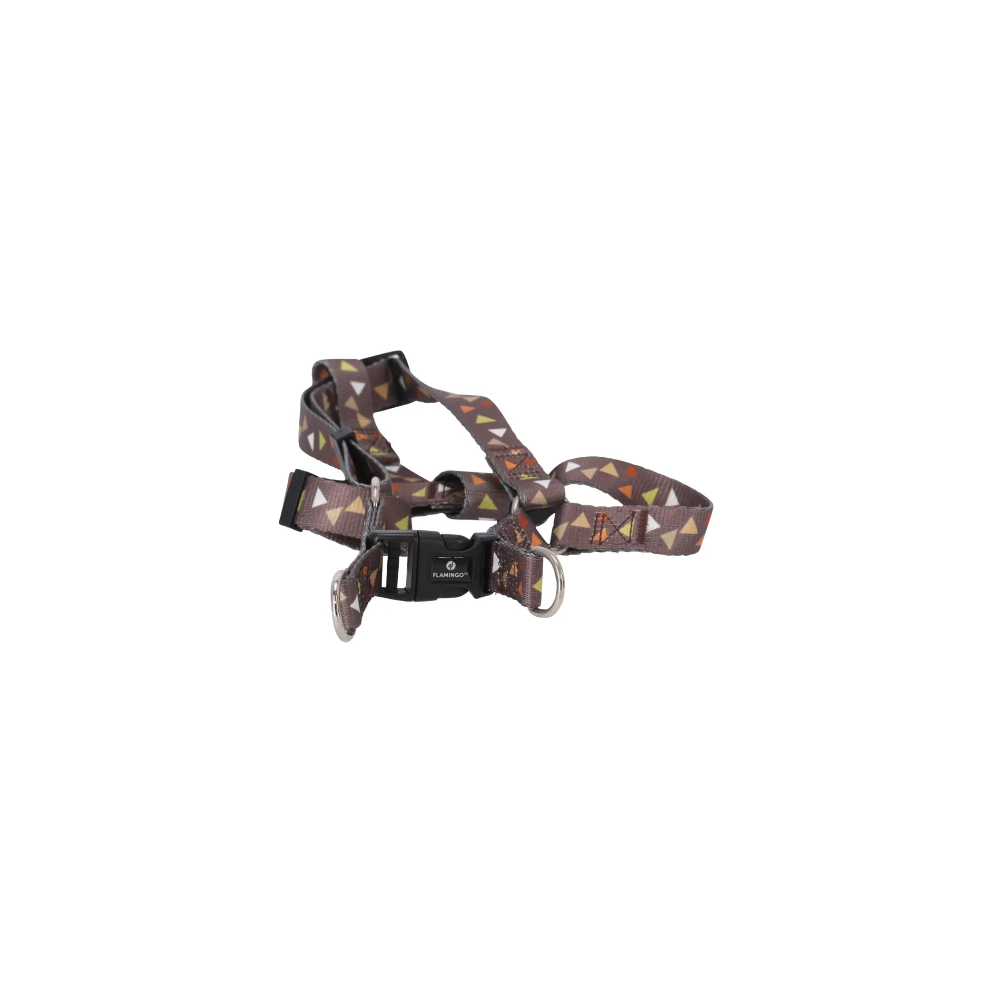 Flamingo Hondentuig>Harnas Step&Go Baka bruin 50-70cm