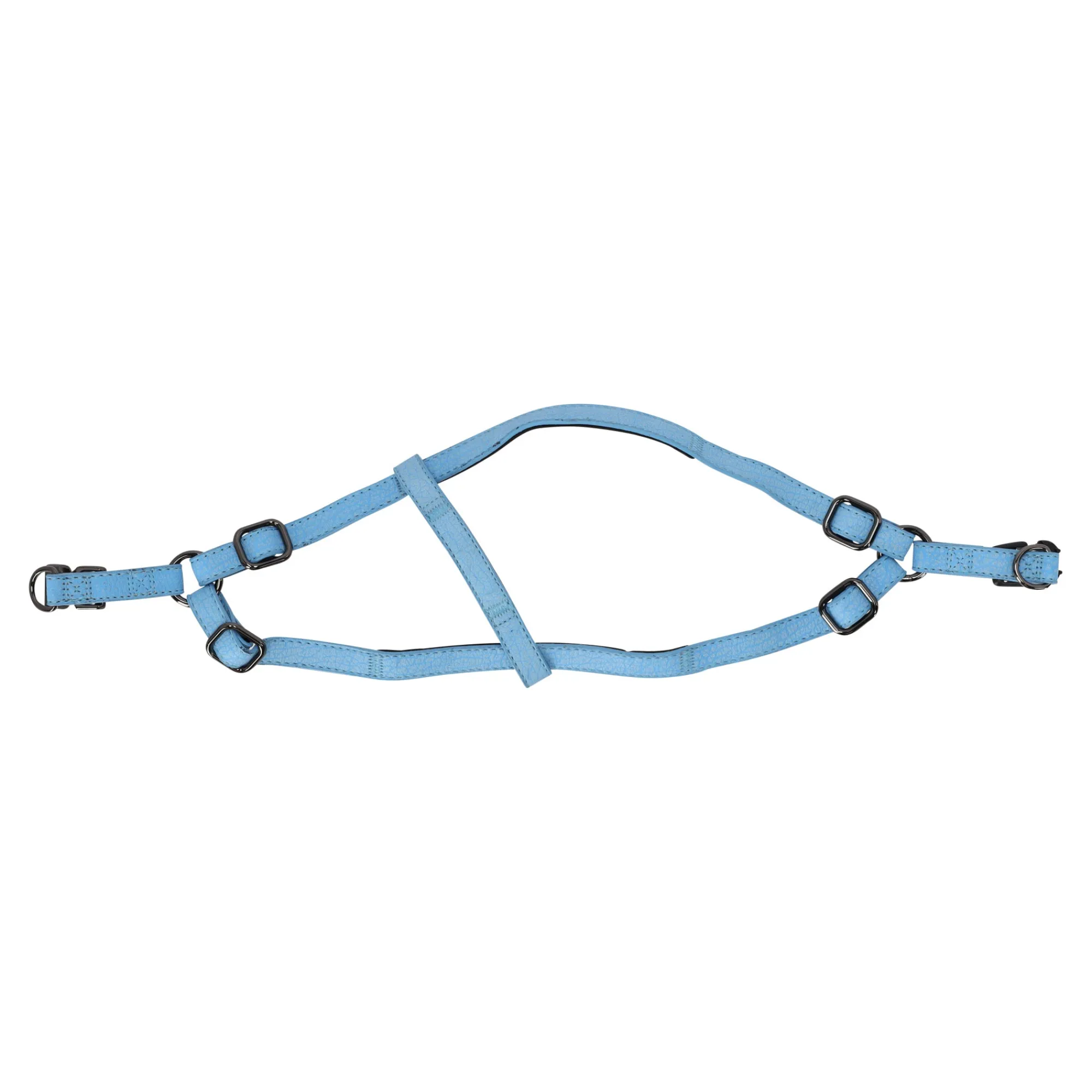 Flamingo Hondentuig>Harnas Step&go Leza blauw M 45-65cm