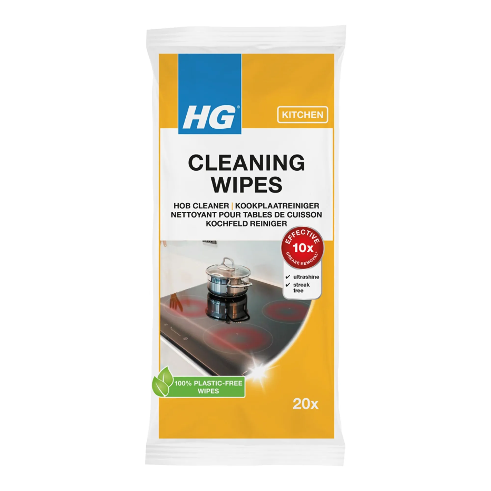 HG Schoonmaken>kookplaatreiniger doekjes