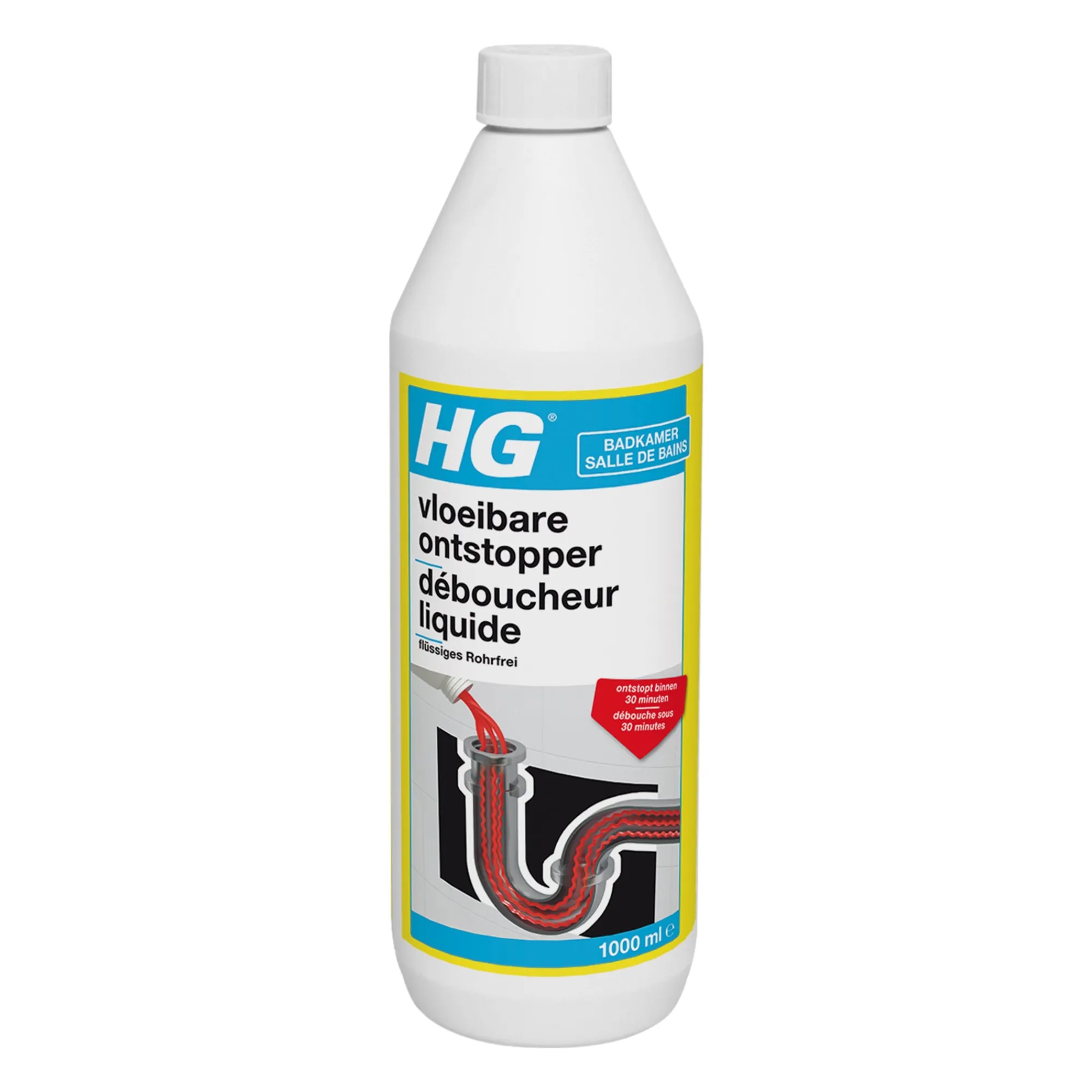 HG Schoonmaken>vloeibare ontstopper 1L