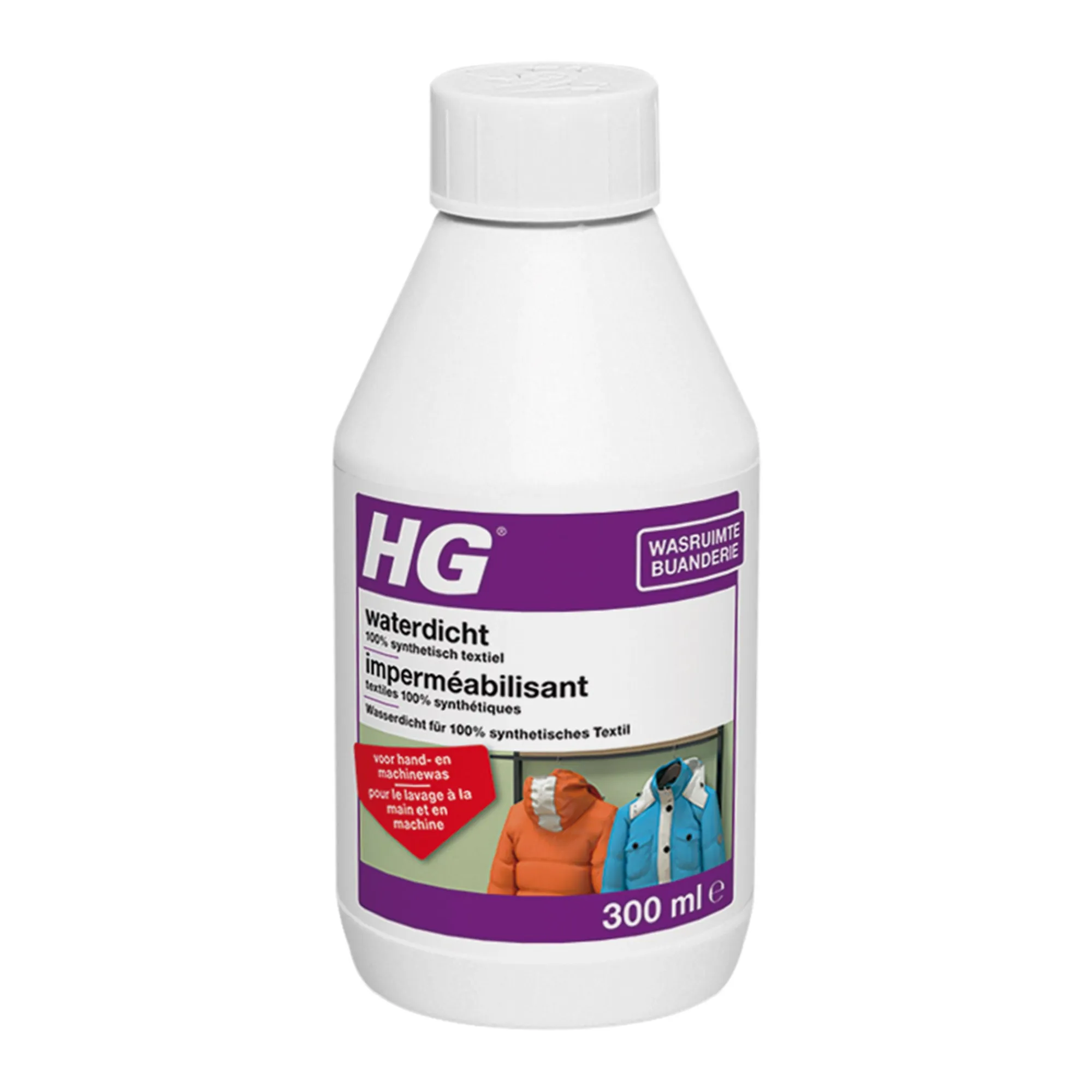 HG Schoonmaken>waterdicht 100% synthetisch textiel