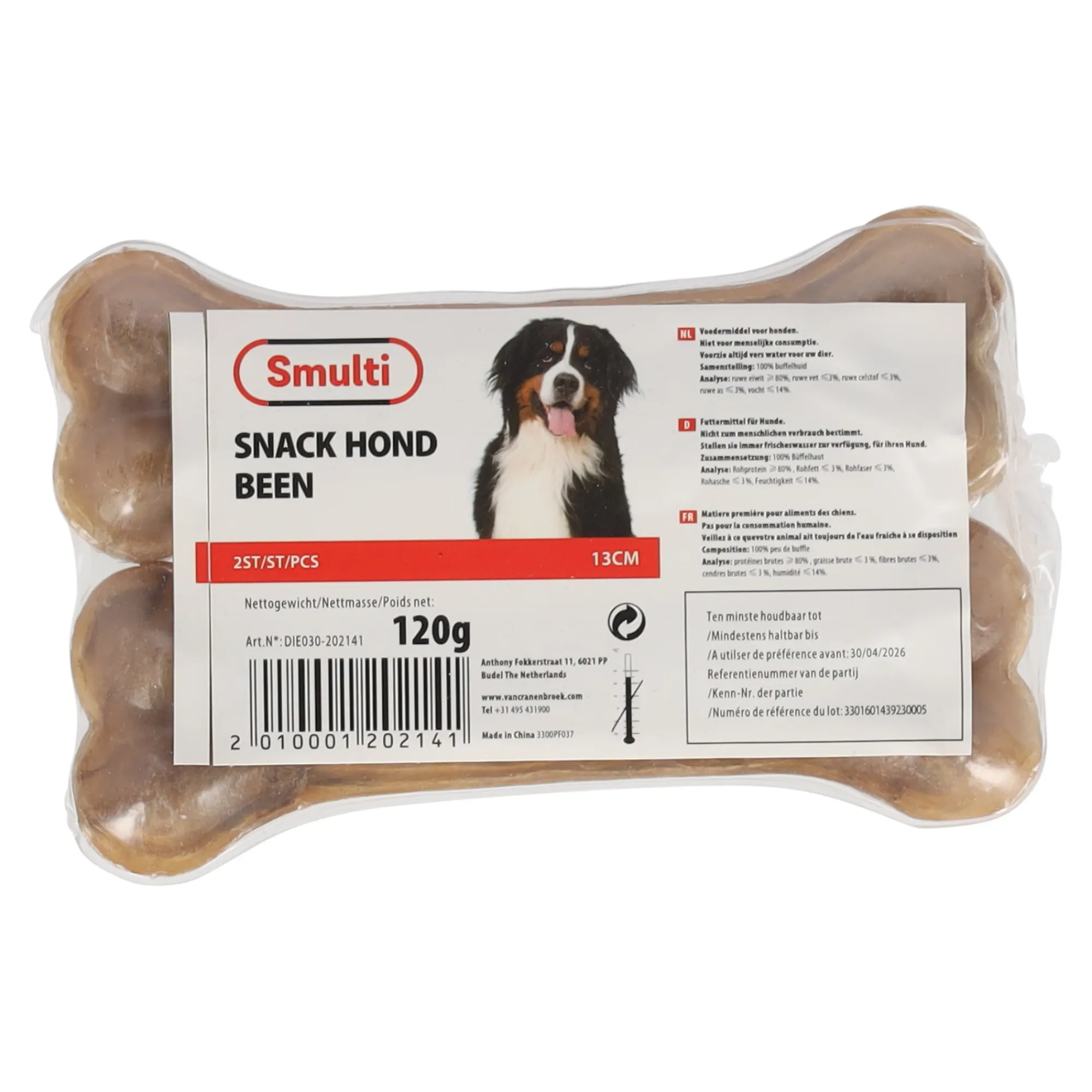 Smulti Hondensnacks>Hondensnack been 13cm 2st