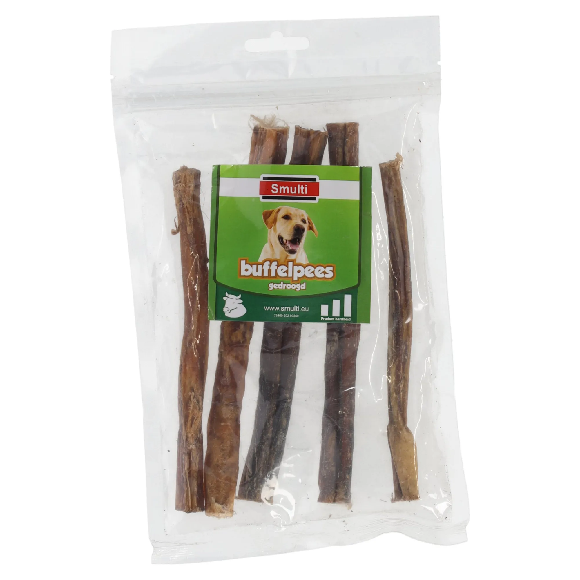 Smulti Hondensnacks>Hondensnack buffelpees 15 cm 5st