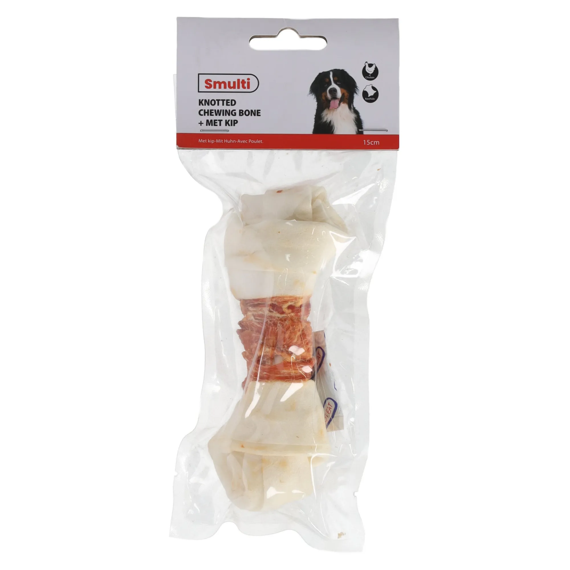 Smulti Hondensnacks>Hondensnack kip knoopbeen 15cm