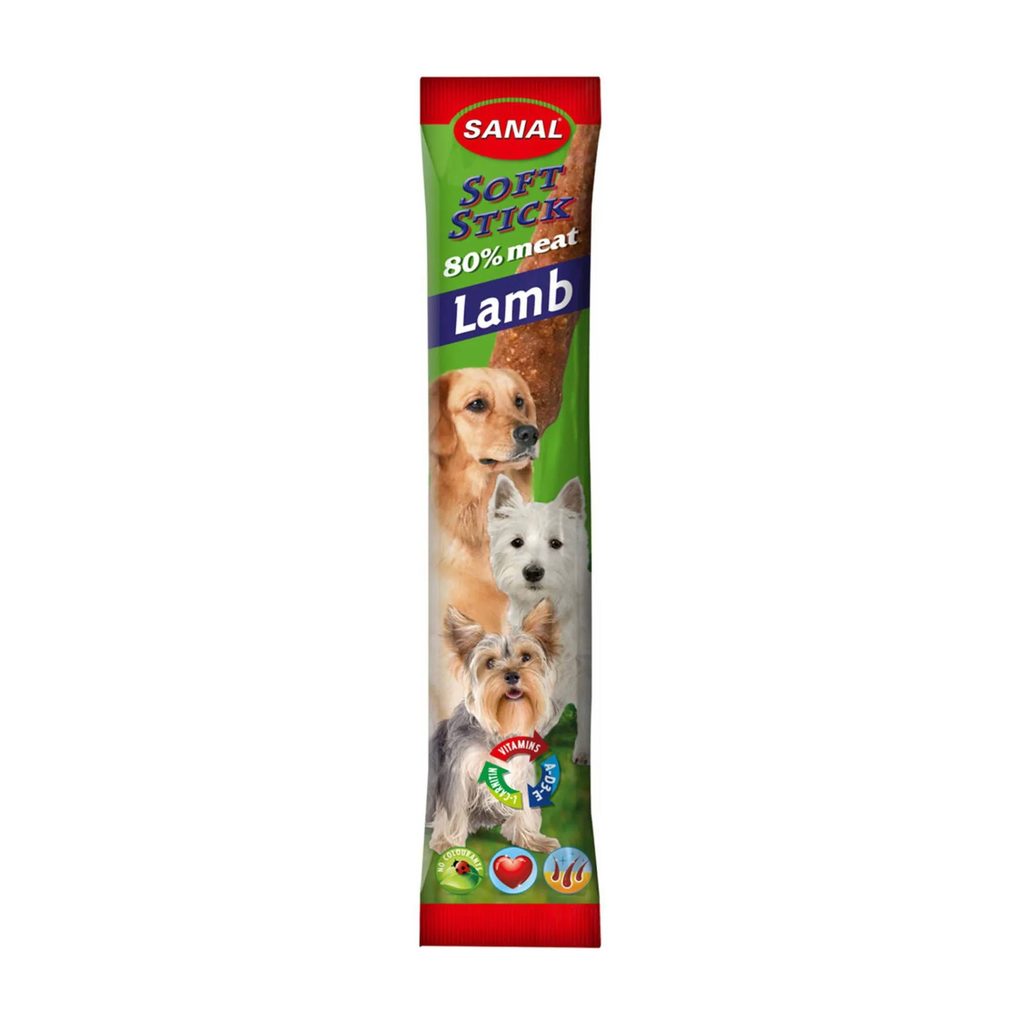 Sanal Hondensnacks>Hondensnack soft sticks lam
