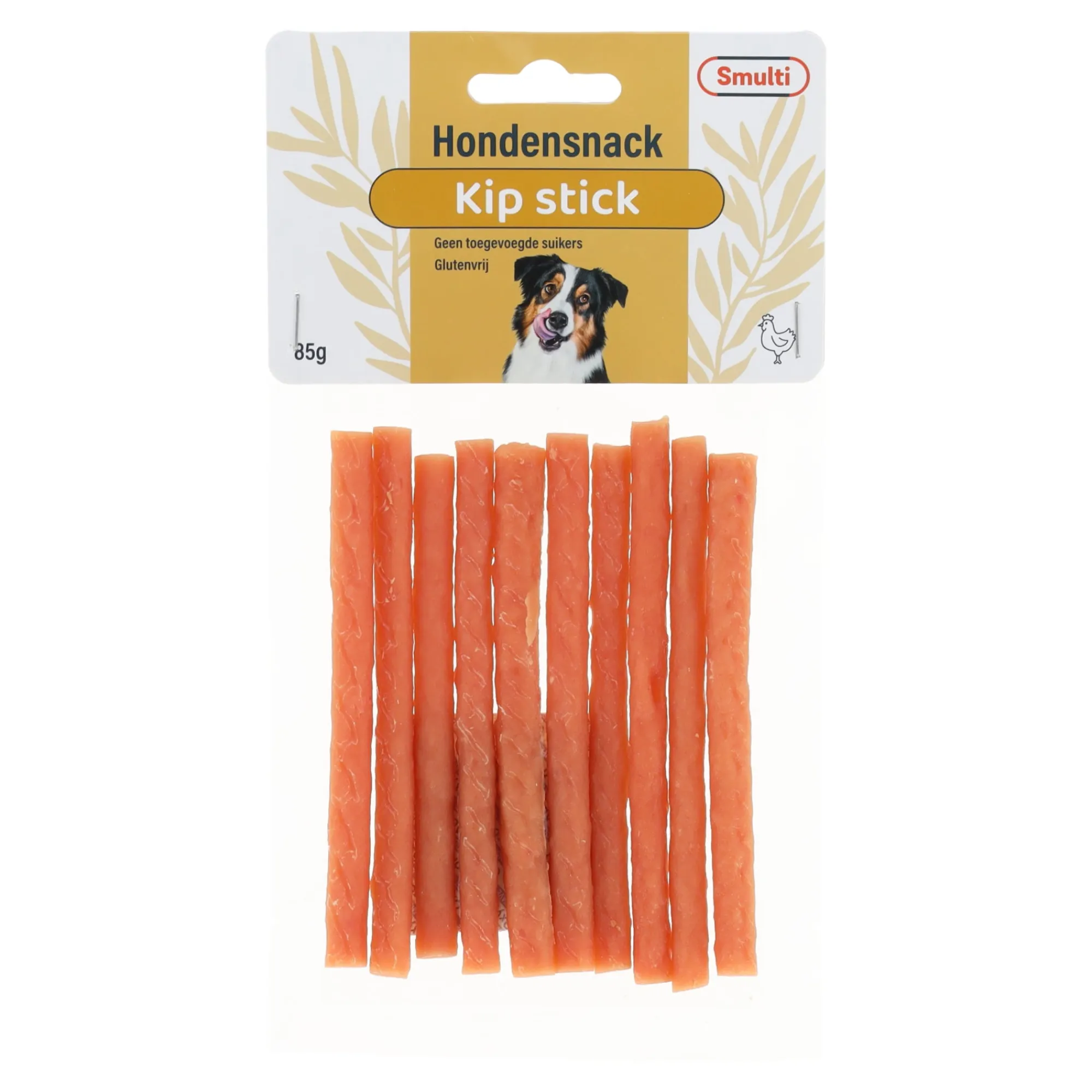 Smulti Hondensnacks>Hondensnack stick kip 85g