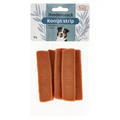 Smulti Hondensnacks>Hondensnack strip konijn 85g