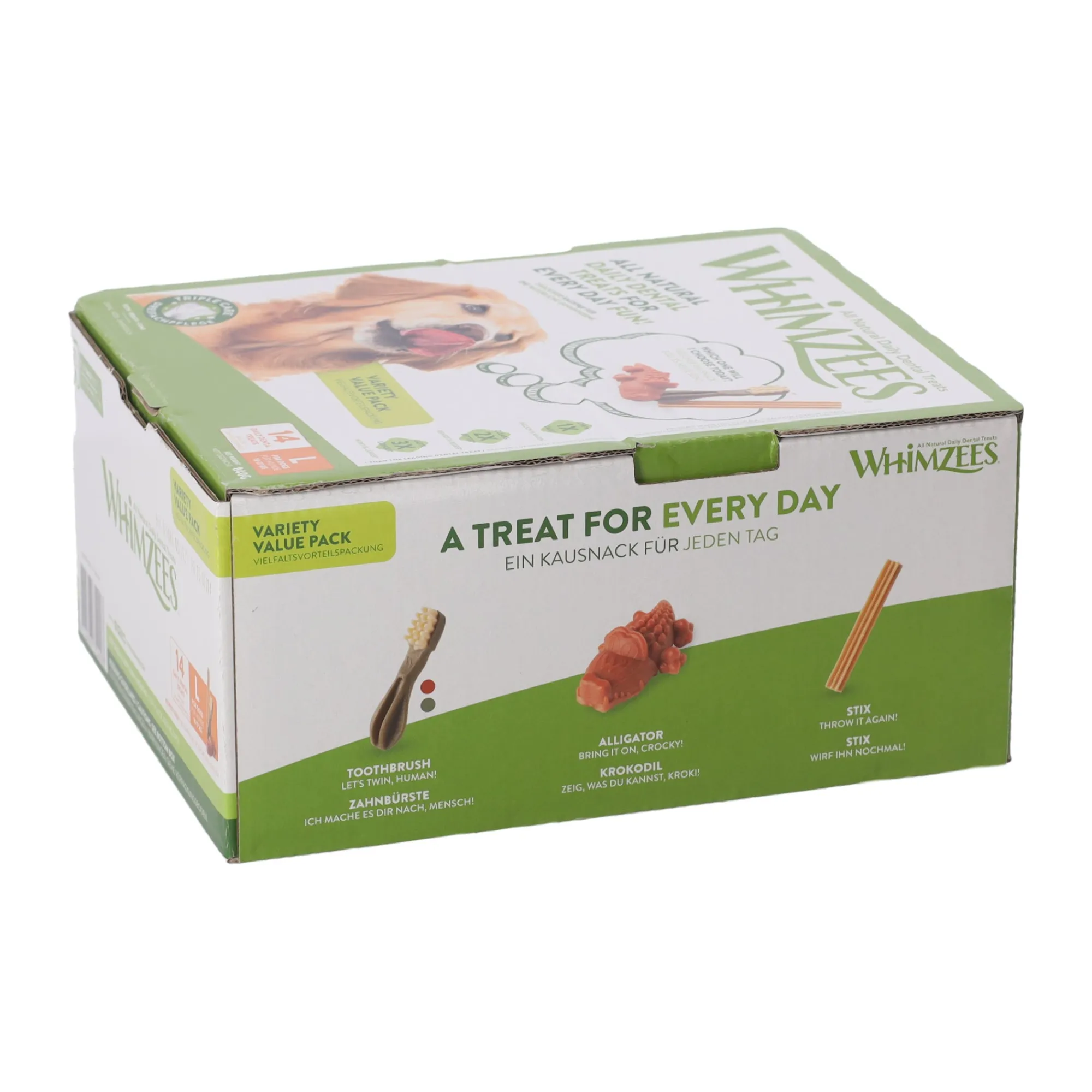Whimzees Hondensnacks>Hondensnack variety box L 14st