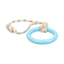 Friendly Pet Hondenspeelgoed>Hondenspeelgoed apporteerring+lus drijf 55cm Friendl...