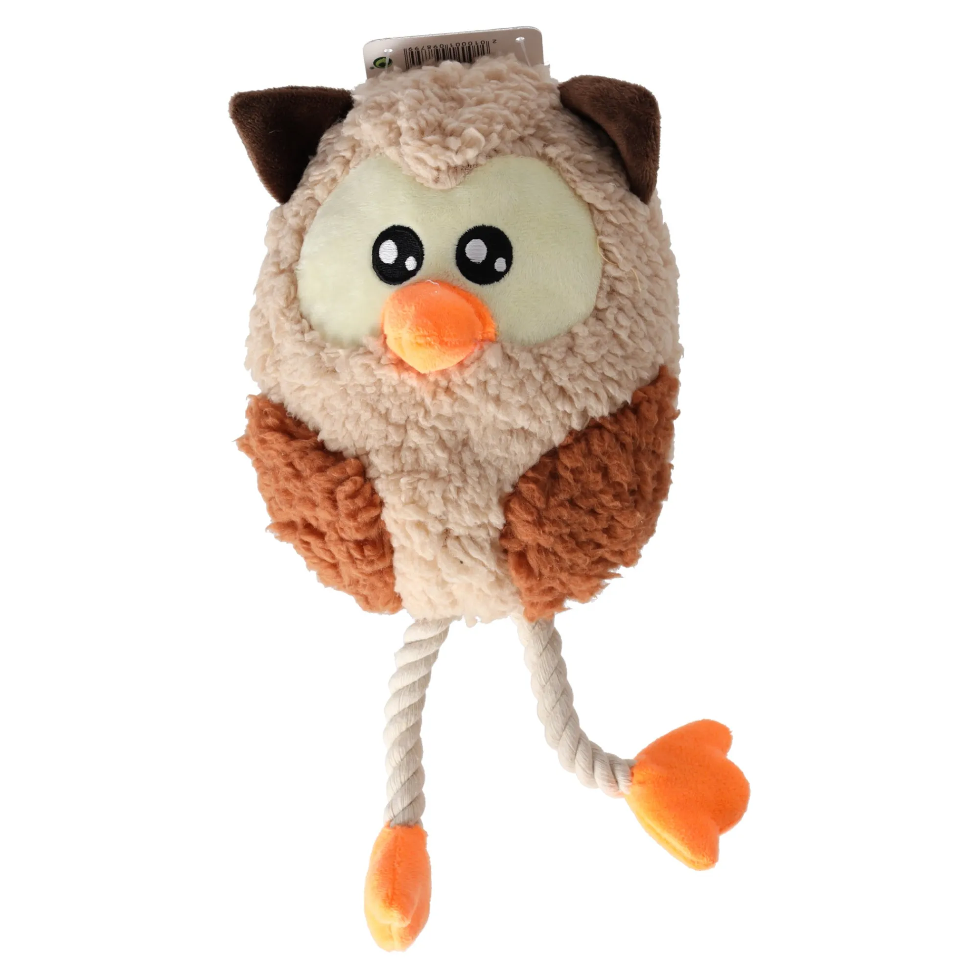 Friendly Pet Hondenspeelgoed>Hondenspeelgoed fieber uil 30cm