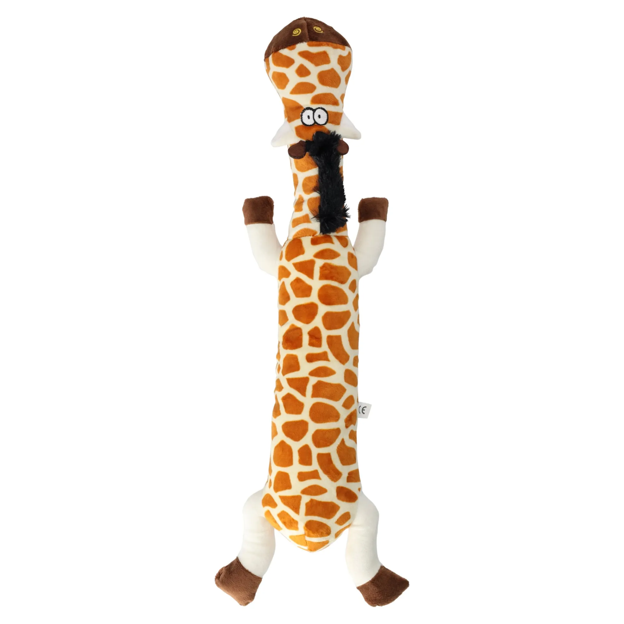 Friendly Pet Hondenspeelgoed>Hondenspeelgoed giraf bruin 19x57cm