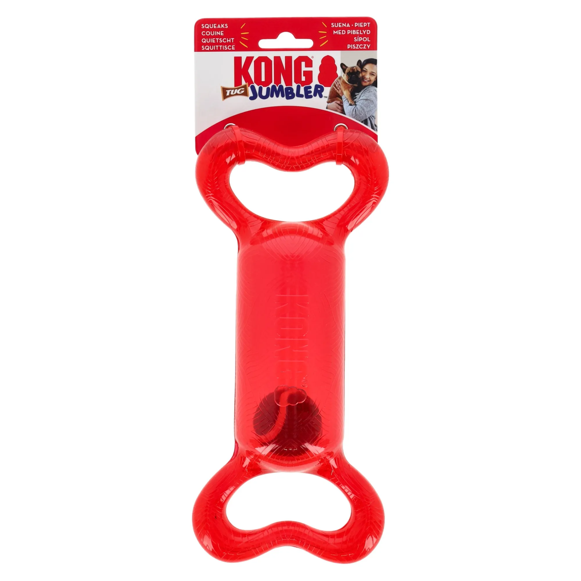 Kong Hondenspeelgoed>Hondenspeelgoed Jumbler tug S/M