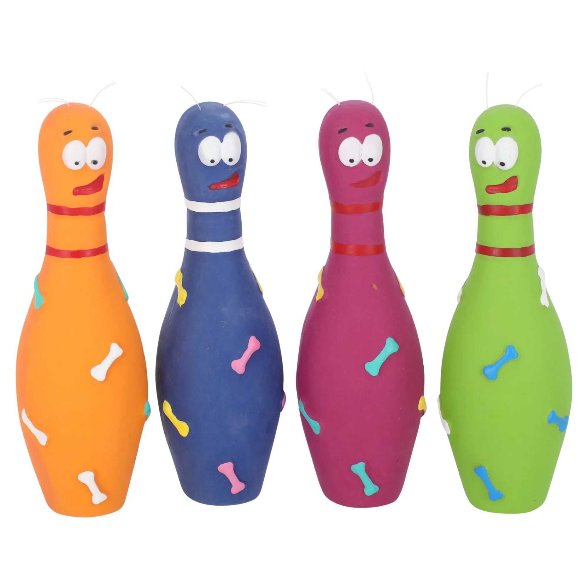 Friendly Pet Hondenspeelgoed>Hondenspeelgoed latex kegel 20cm assorti