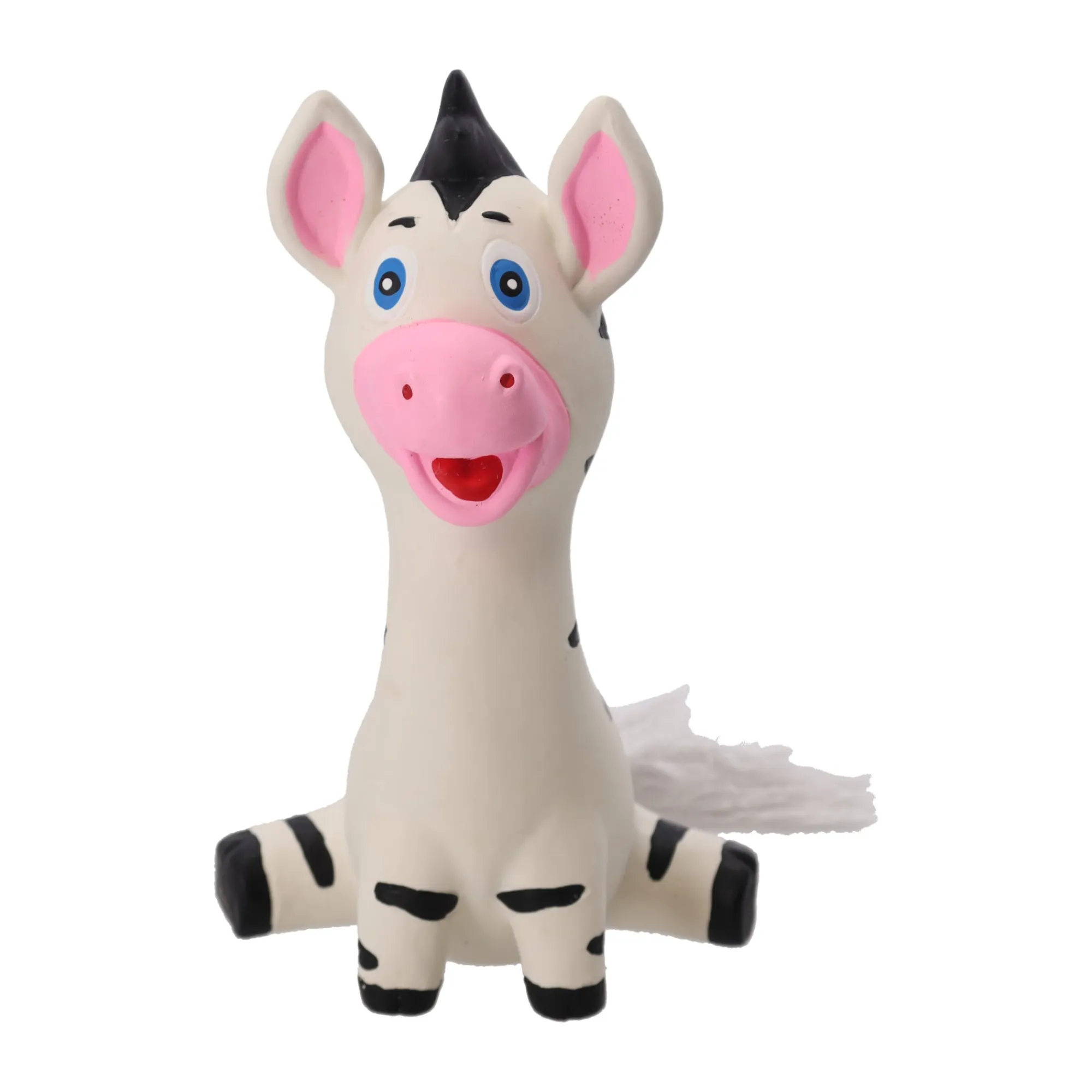 Friendly Pet Hondenspeelgoed>Hondenspeelgoed latex zebra 13cm