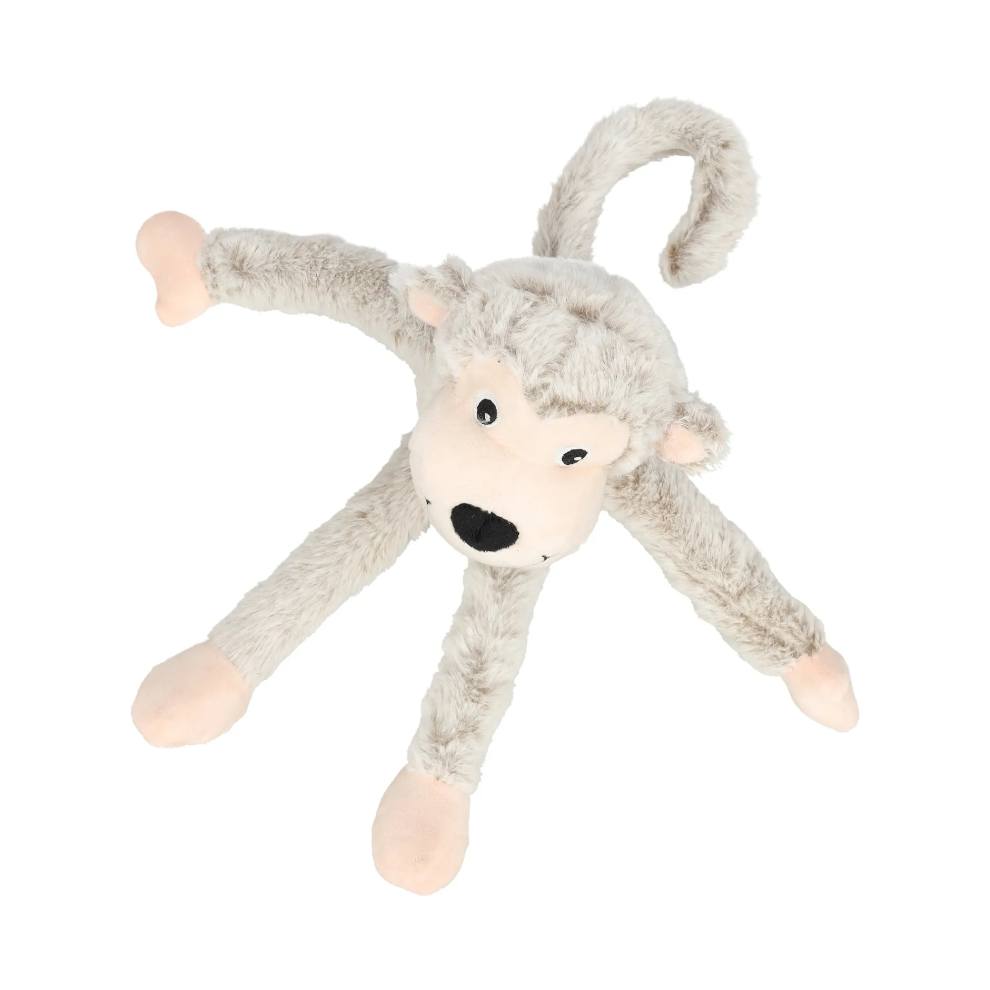 Friendly Pet Hondenspeelgoed>Hondenspeelgoed Minka aap beige 23x12x40cm
