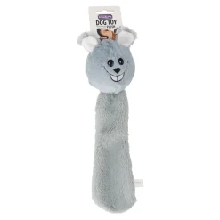 Friendly Pet Hondenspeelgoed>Hondenspeelgoed pluche muis Lulu grijs