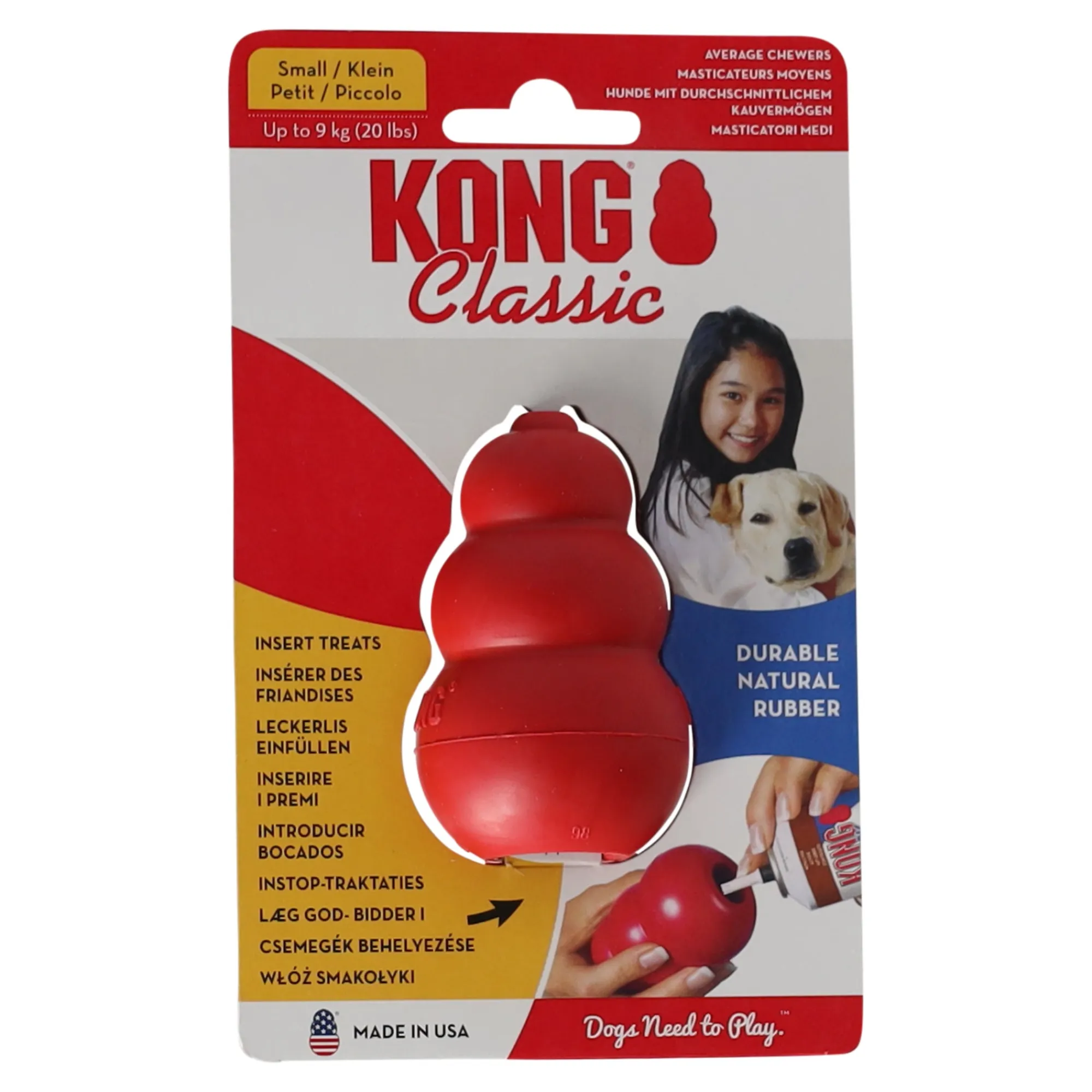 Kong Hondenspeelgoed>Hondenspeelgoed S rood