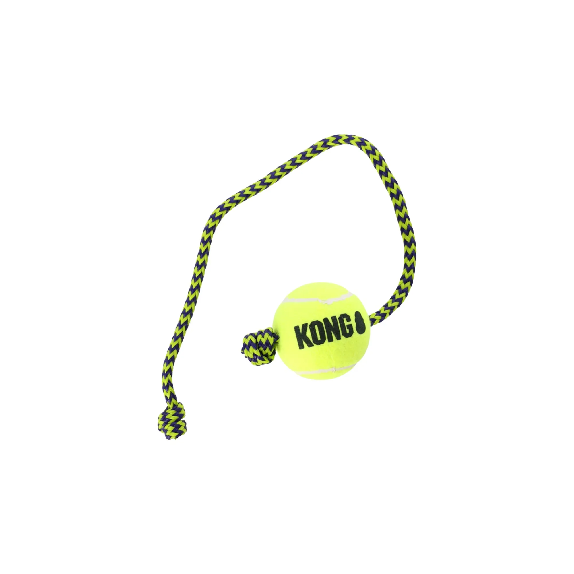 Kong Hondenspeelgoed>Hondenspeelgoed Squeakair Bal met Touw M