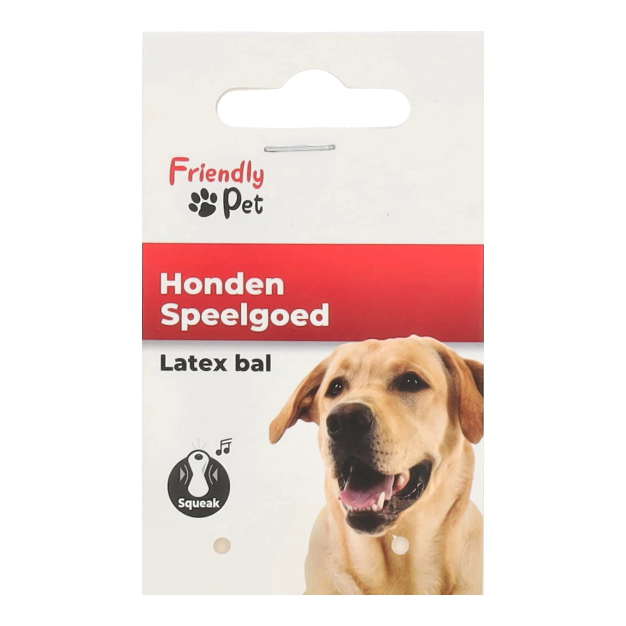 Friendly Pet Hondenspeelgoed>Hondenspeelgoed stekelbal 9cm latex