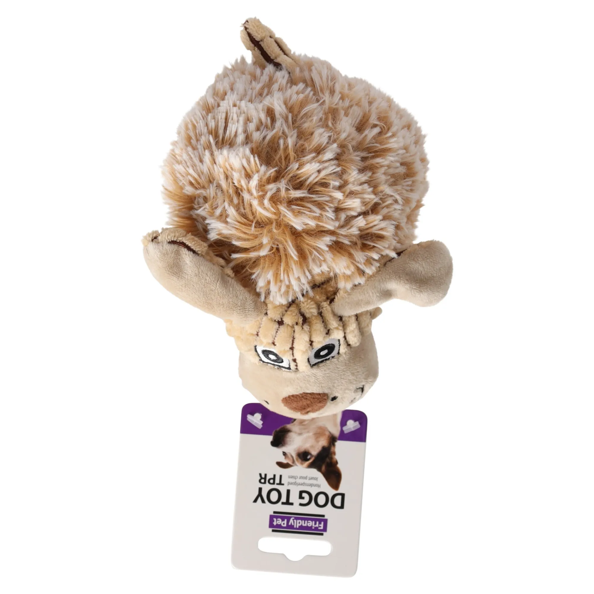 Friendly Pet Hondenspeelgoed>Hondenspeelgoed TPR dier zit 17cm