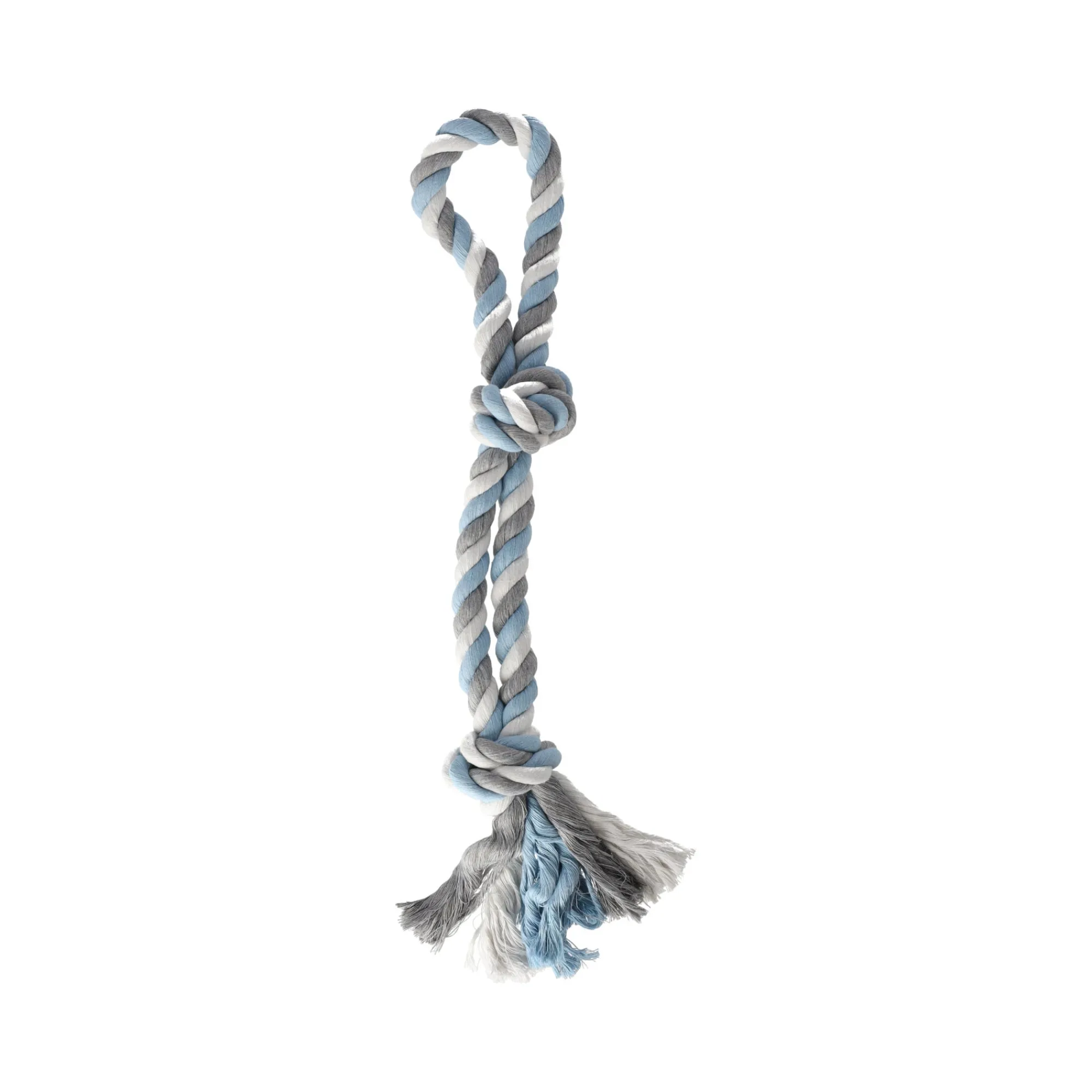 Friendly Pet Hondenspeelgoed>Hondenspeelgoed trektuig 2 knopen 55cm