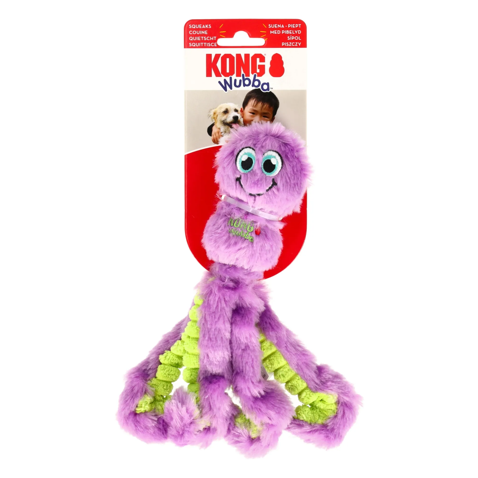 Kong Hondenspeelgoed>Hondenspeelgoed Wubba octopus S