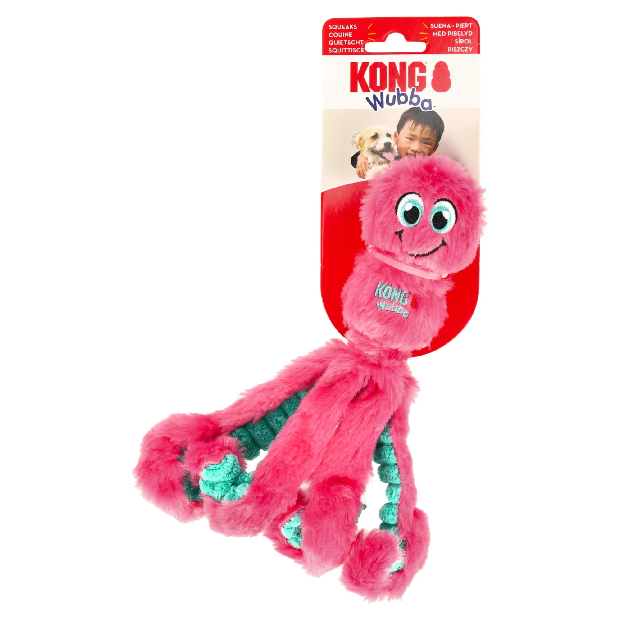 Kong Hondenspeelgoed>Hondenspeelgoed Wubba octopus S