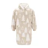 O'malley Kerstkleding>Hoodie trees grijs