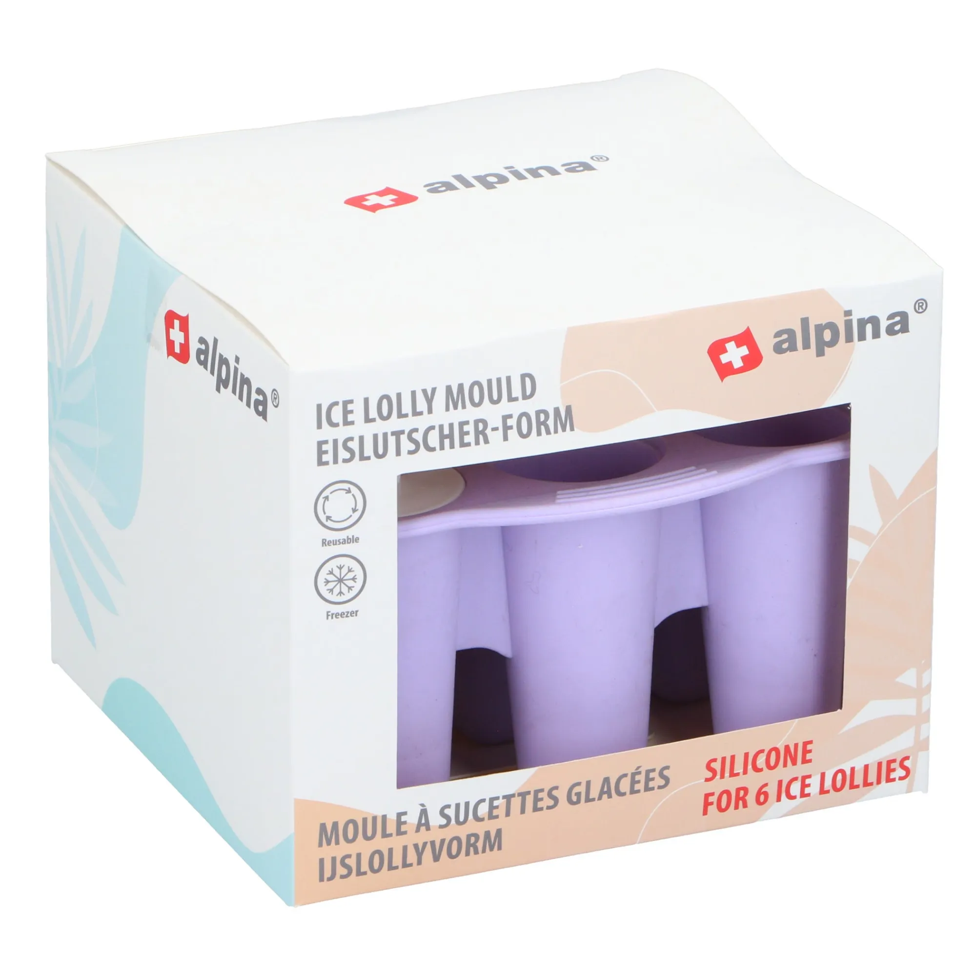 Alpina Koken & Tafelen>IJslollyvorm 185g assorti