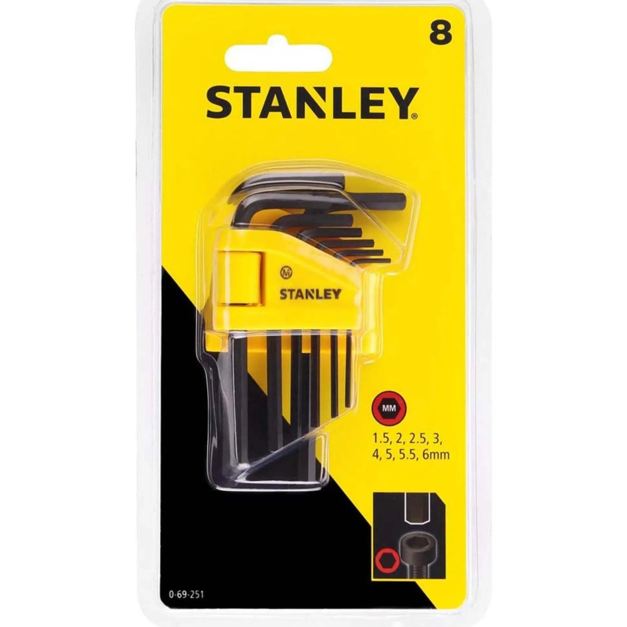 Stanley Handgereedschap>Inbussleutel 0-69-251