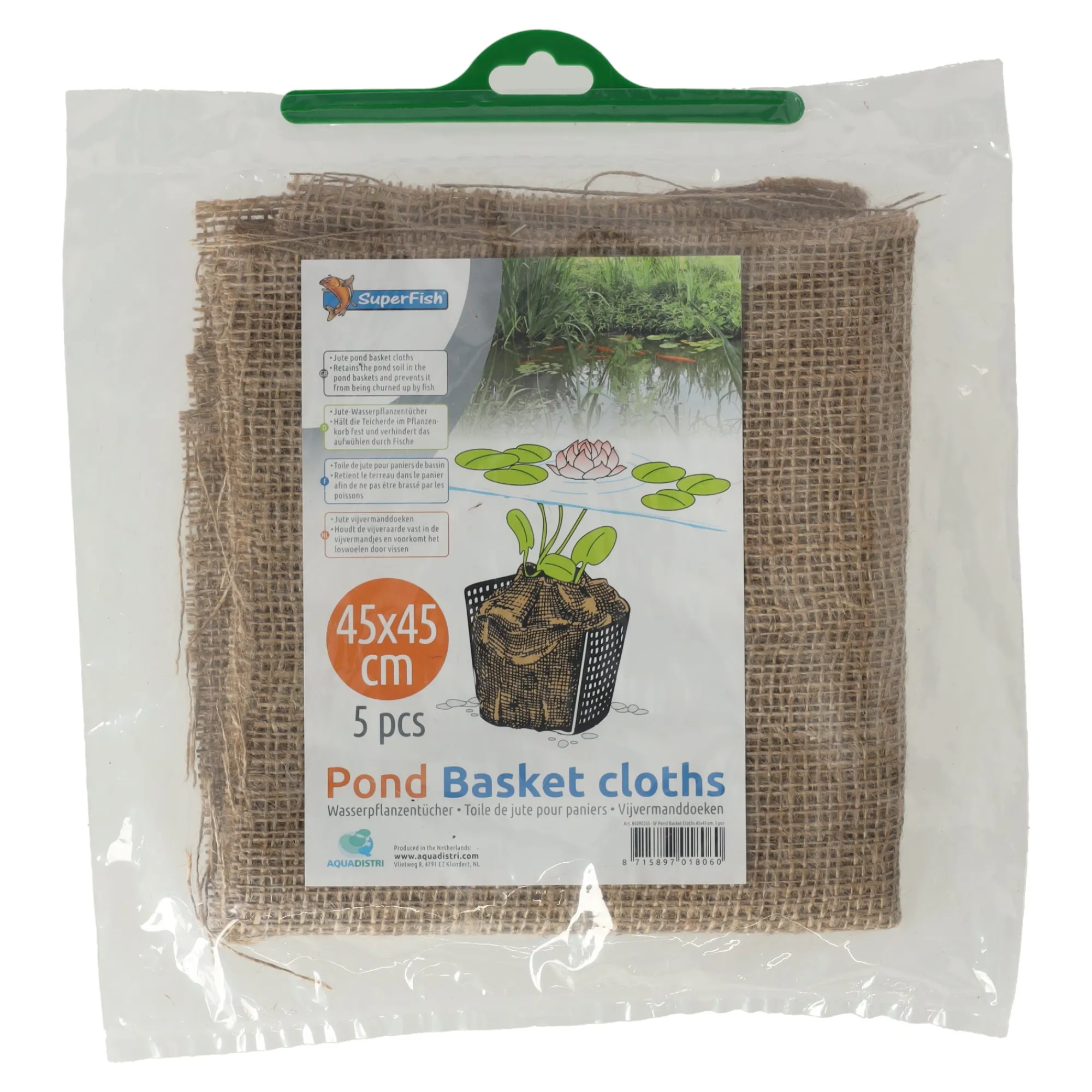 Superfish Grondbedekking>Inlegdoek jute 5st