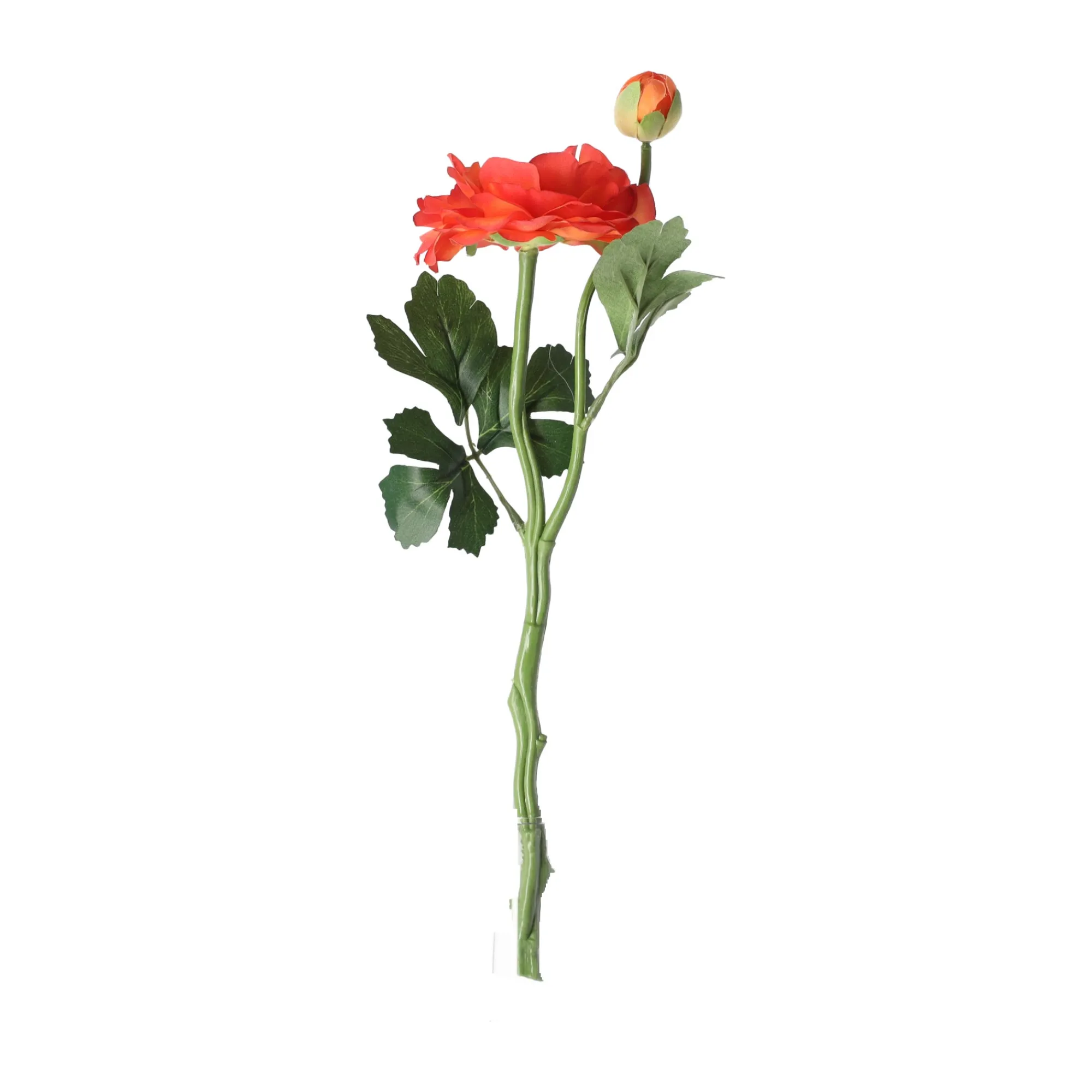 O'malley Kunstplanten En Kunstbloemen>Japanse roos oranje 36 cm